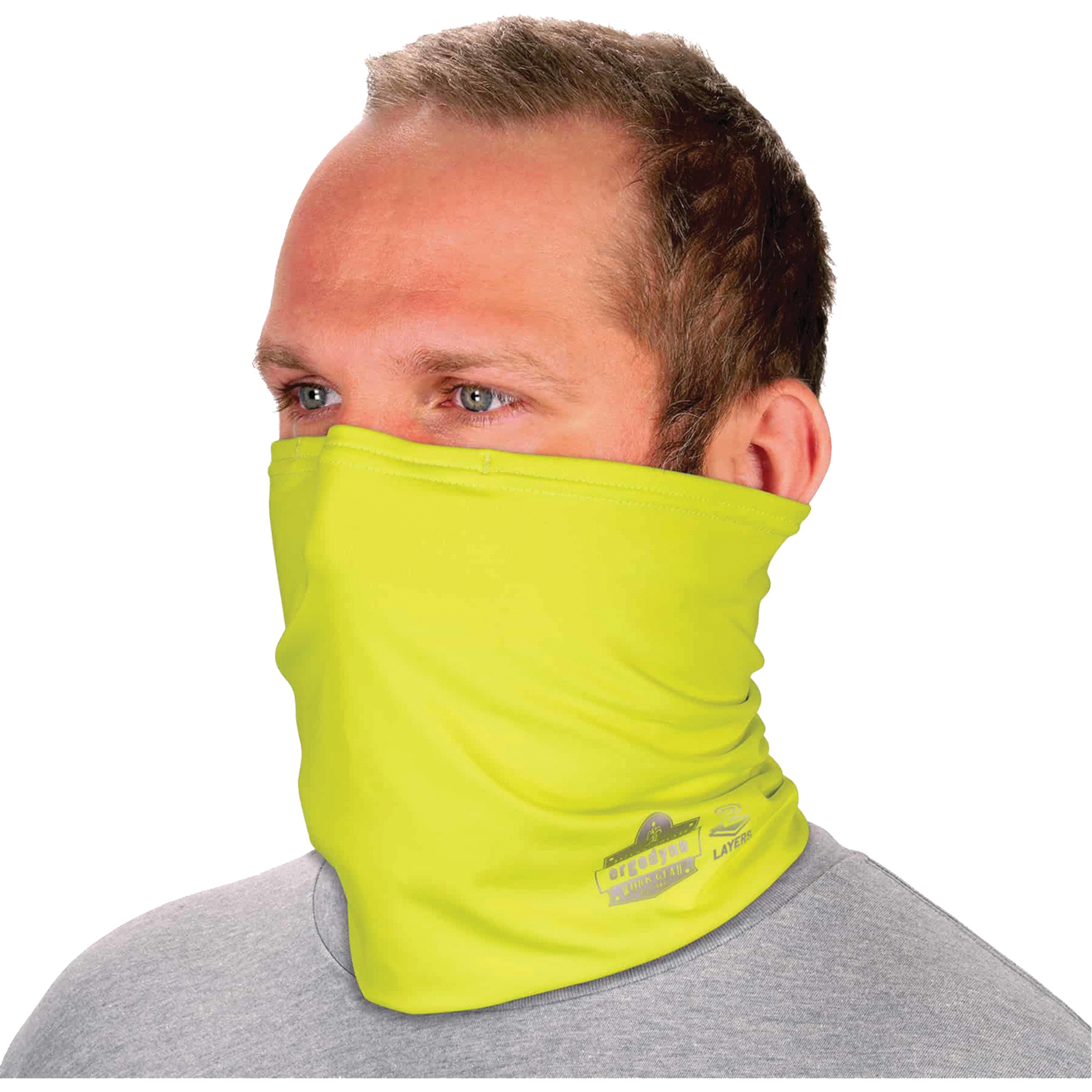 Multi-bande refroidissante à deux couches Chill-ItsMD 6489, Jaune lime haute visibilité