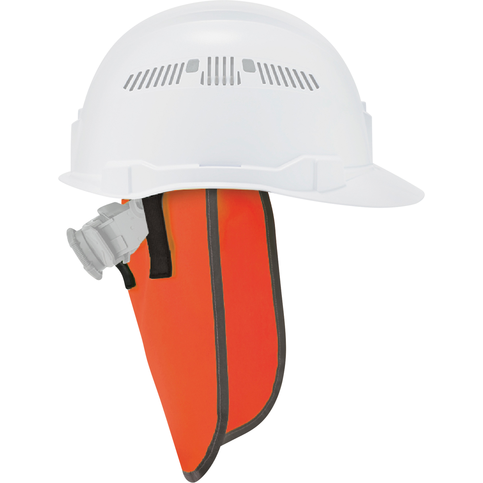 Pare-soleil de cou pour casque de protection GloWear 8006, Orange haute visibilité