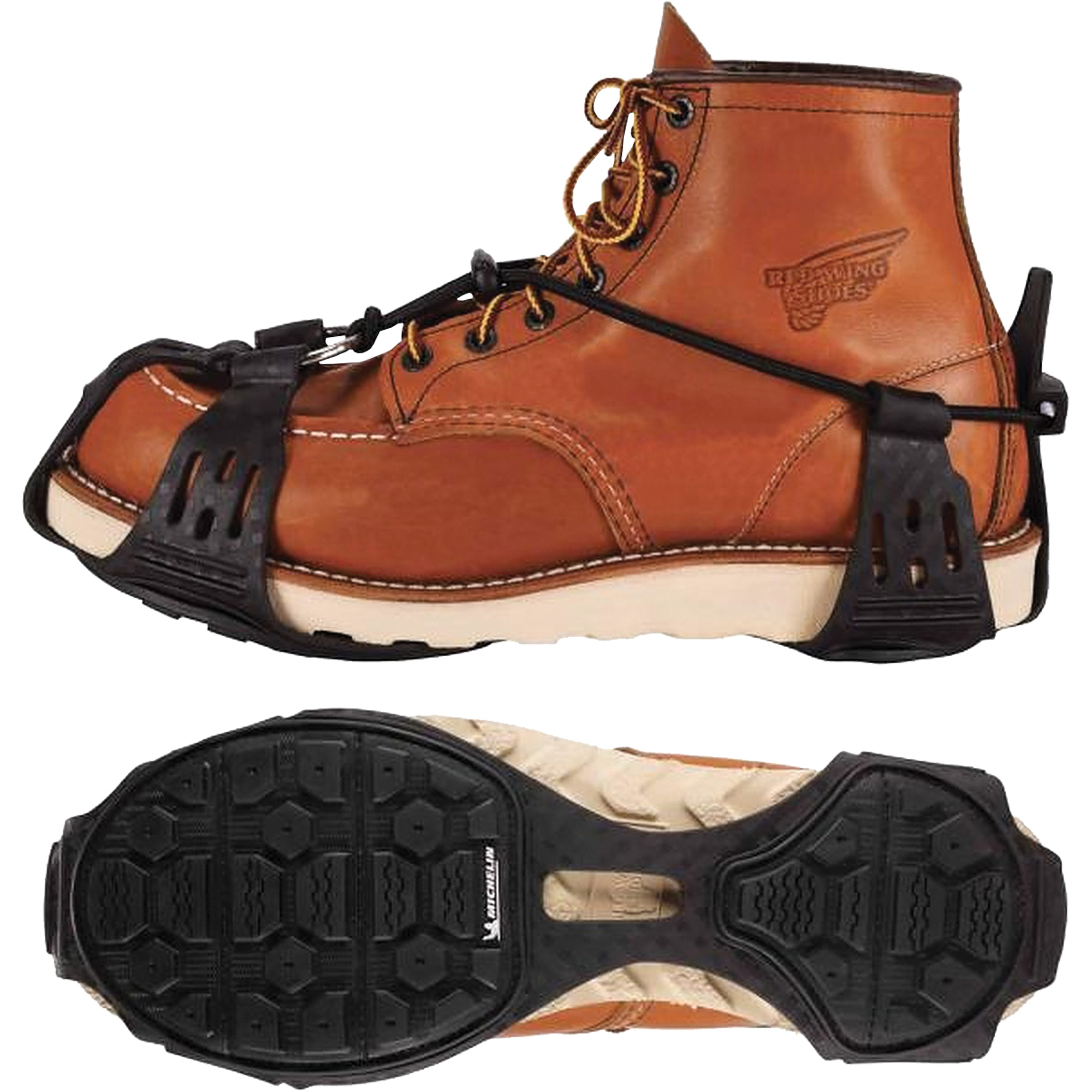 Semelle antidérapante sans crampons TREXMD 6325, Caoutchouc, Traction Rainuré, T-Grand