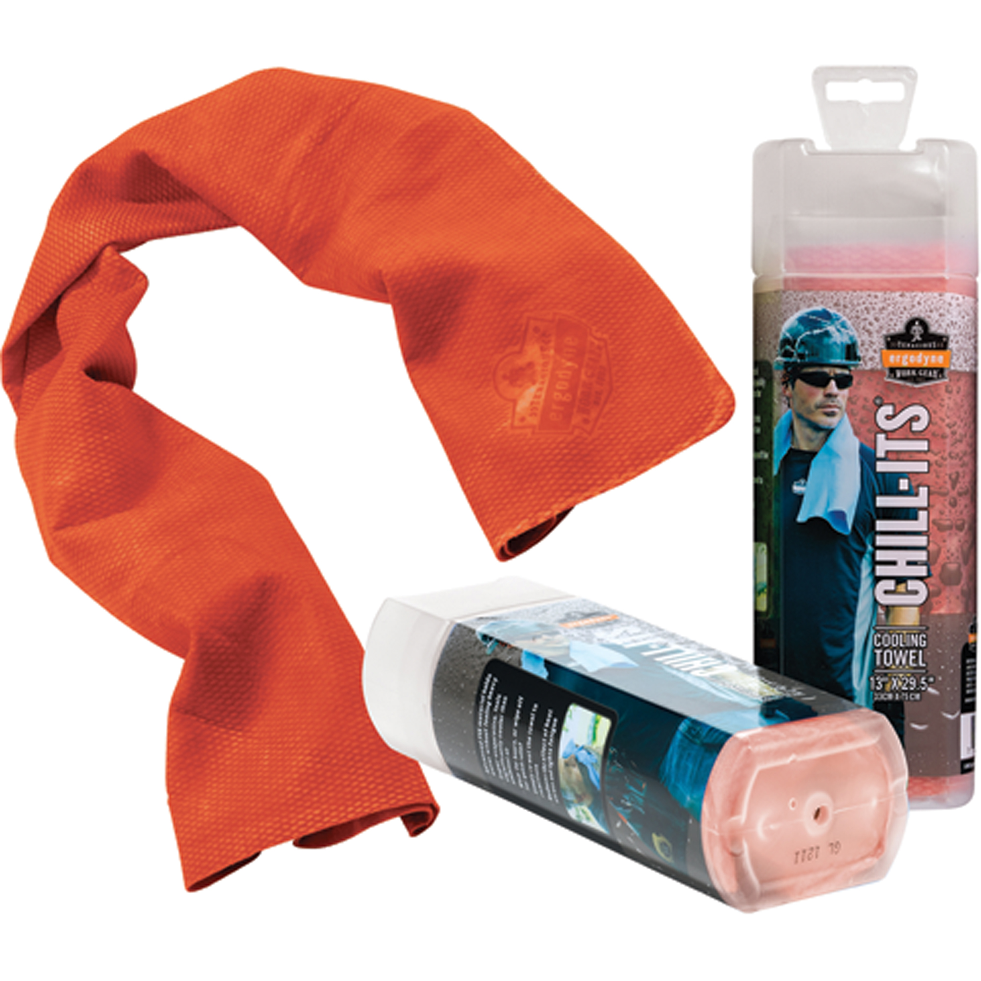 Serviettes de refroidissement 6602 Chill-ItsMD, Orange haute visibilité
