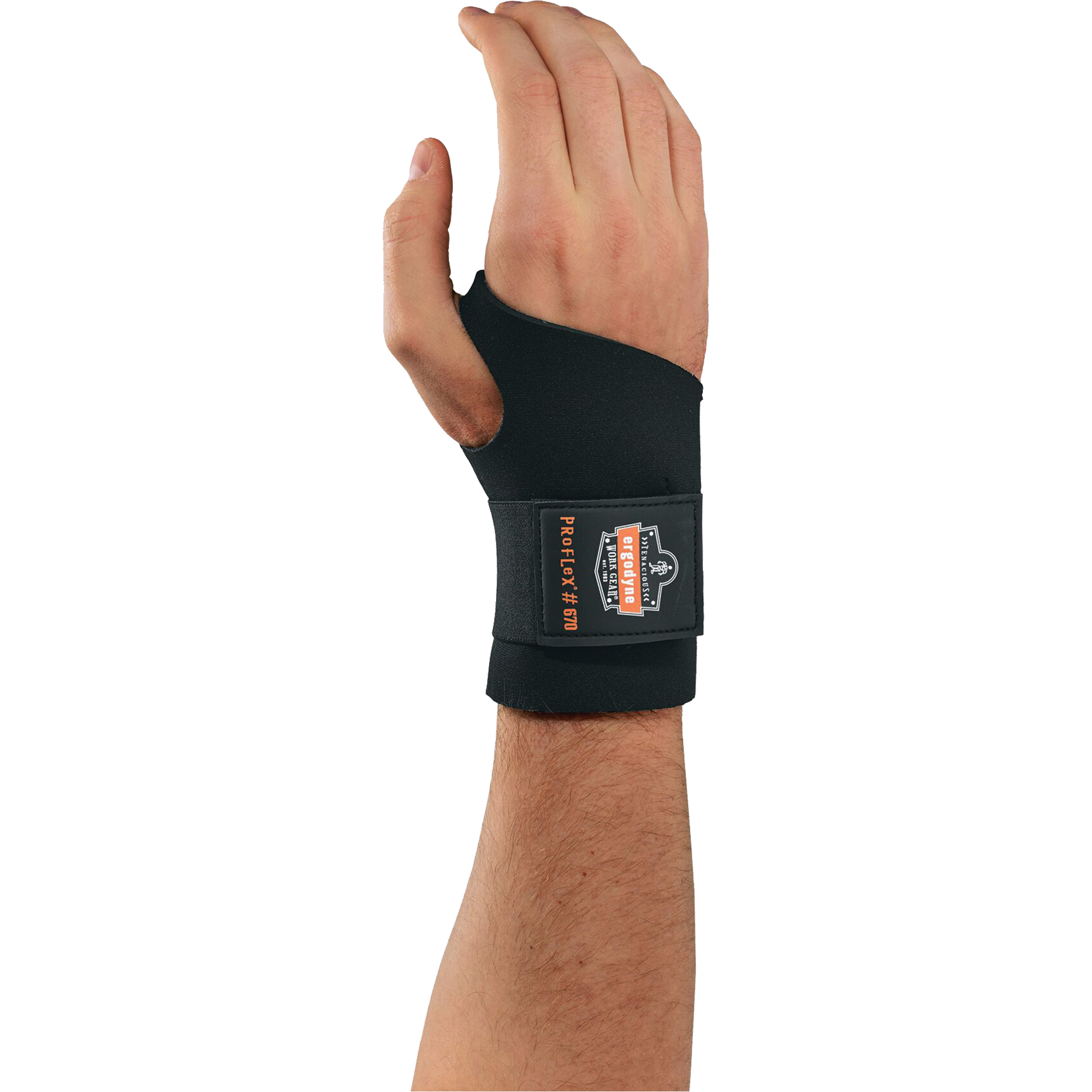 Support pour le poignet ambidextre avec sangle simple ProflexMD 670, Néoprène, Grand