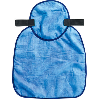 Tampon et voile pour le cou refroidissants pour casque de sécurité Chill-ItsMD 6717CT, Bleu