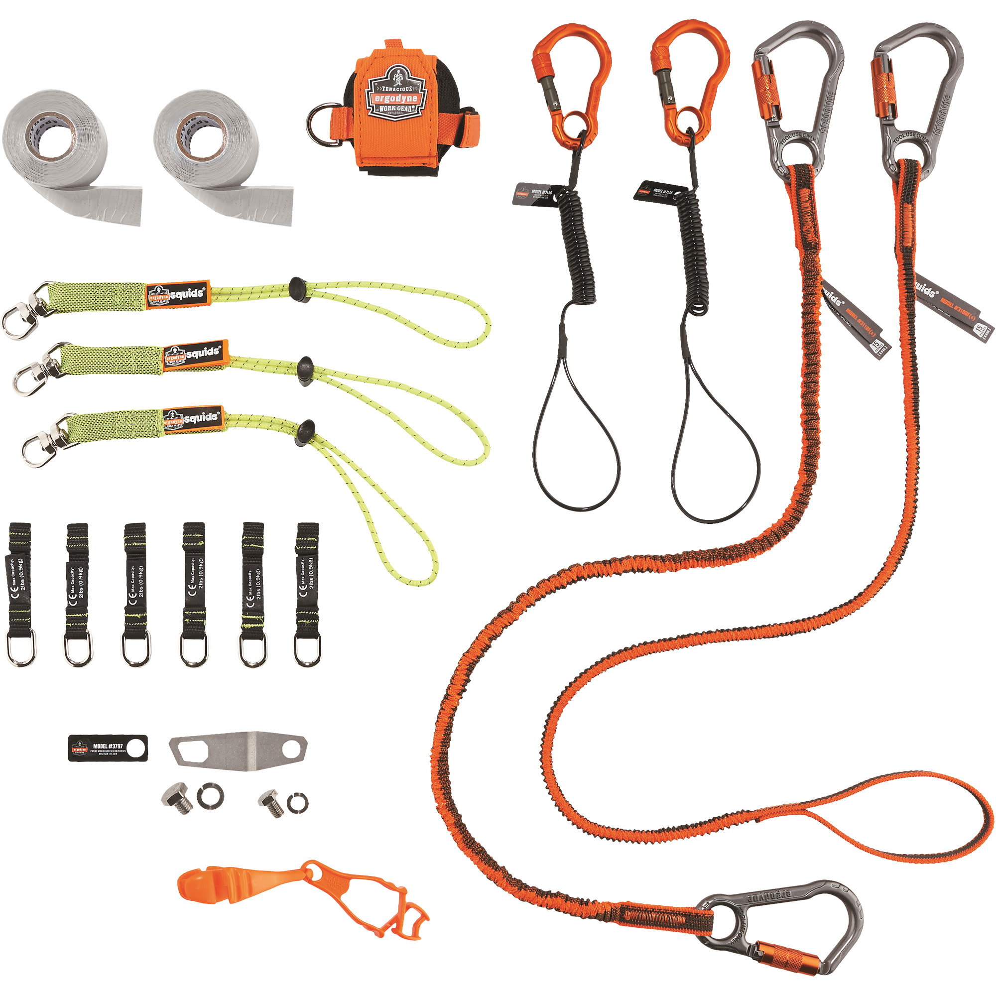 Trousse de longes de fixation d'outils pour maçon et cimentier-finisseur 3184 SquidsMD
