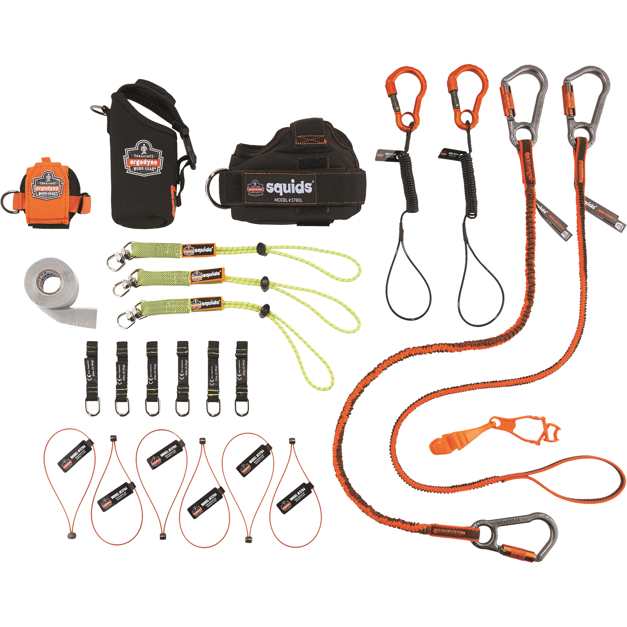 Trousse de longes de fixation d'outils pour vitrier 3185 SquidsMD