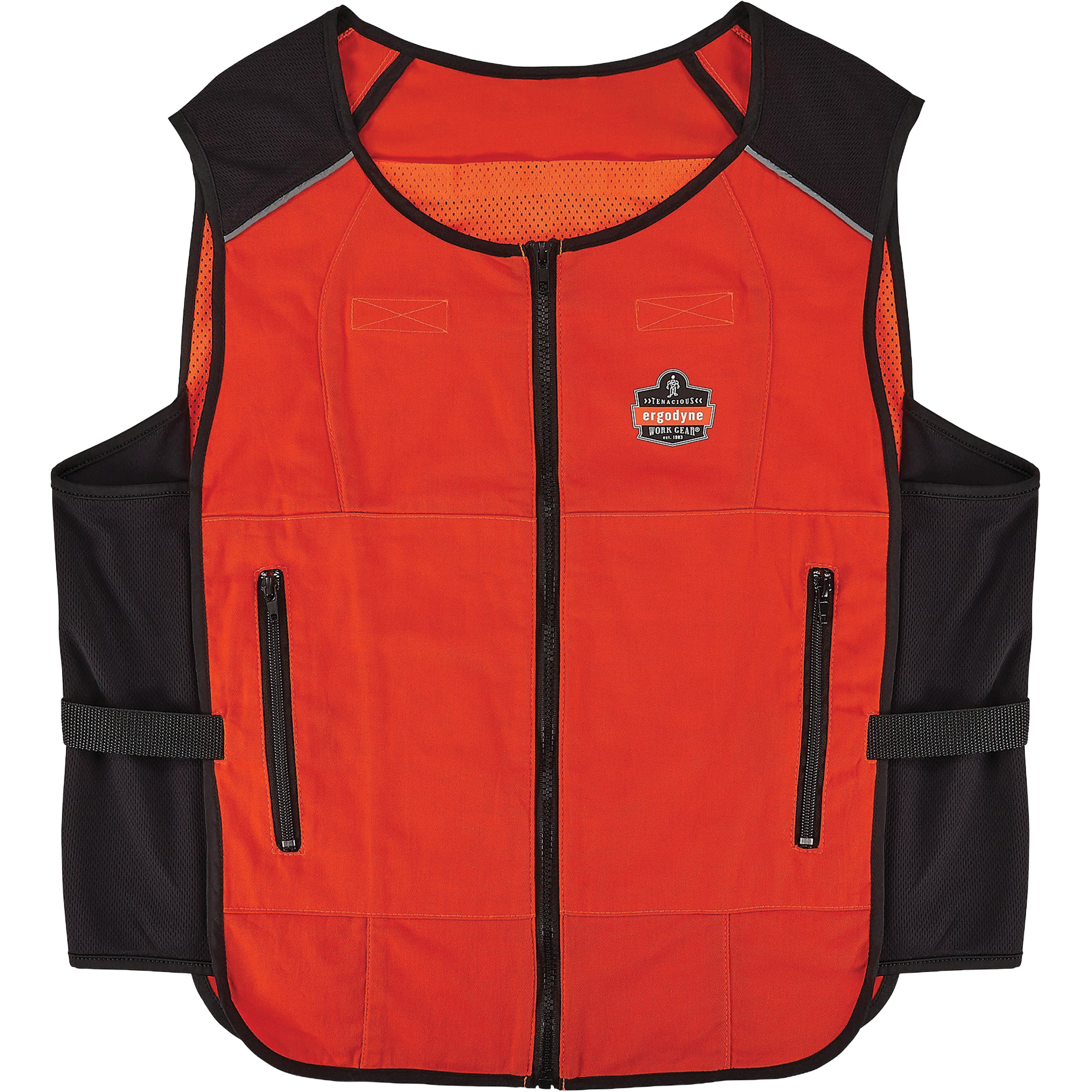 Veste de refroidissement à changement de phase légère Chill-Its 6255 (veste seulement), 2T-grand/3T-grand, Orange