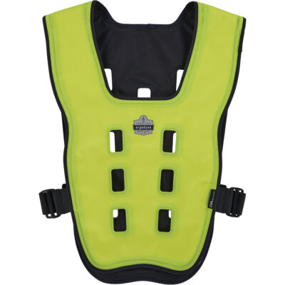 Veste de refroidissement évaporatif Chill-Its 6685 avec fermeture à glissière, 2T-grand/3T-grand, Jaune lime haute visibilité