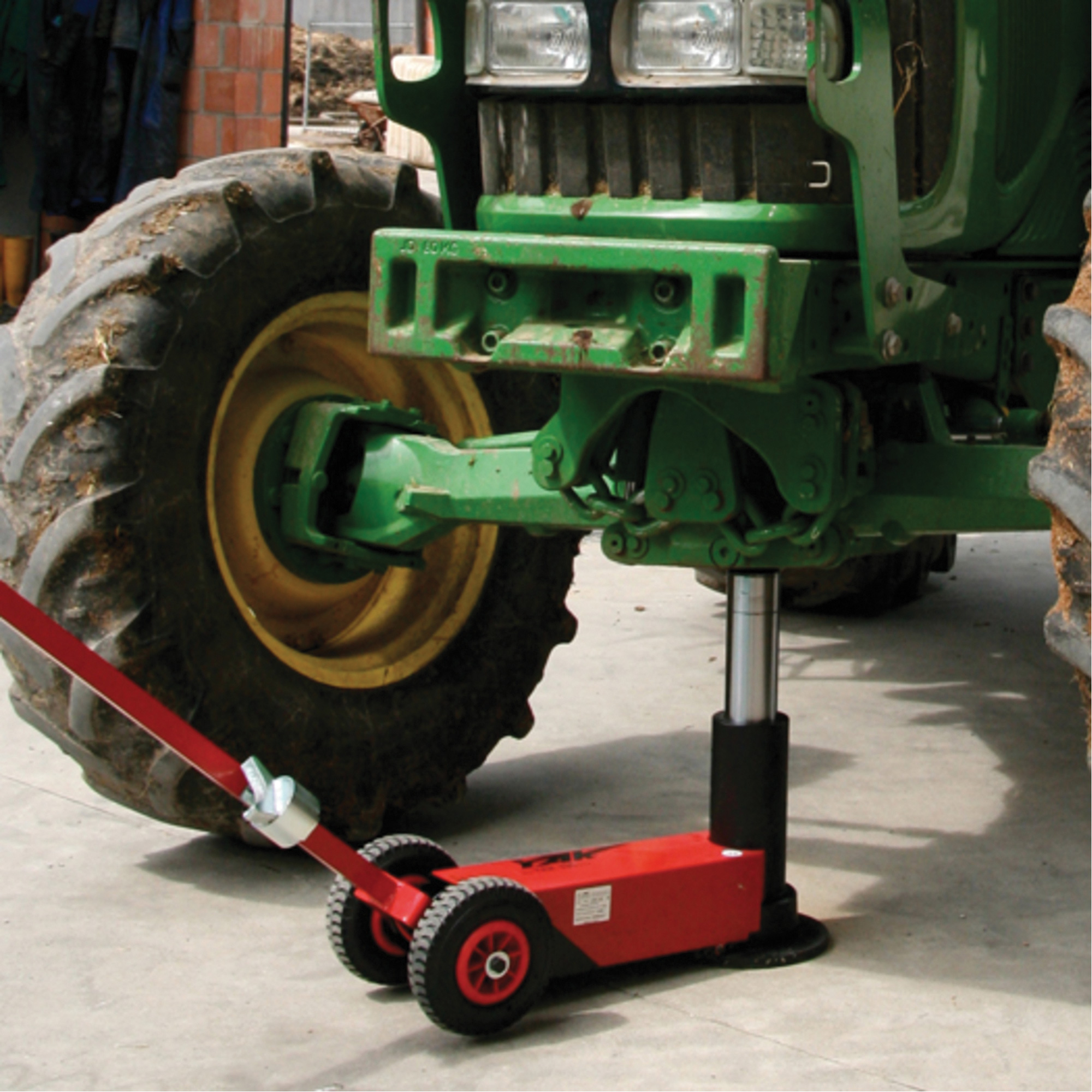 Cric à 1 étape, 33 tonnes, Air comprimé/hydraulique – Image 4