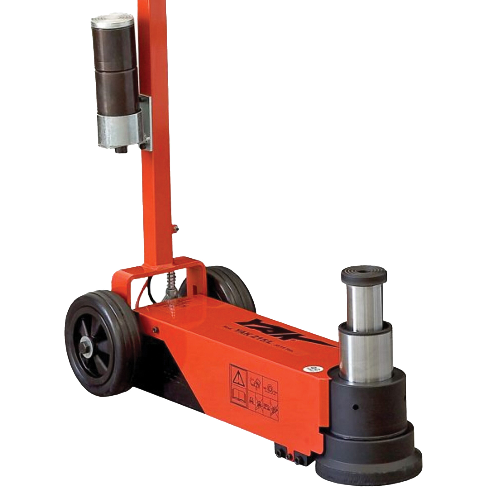 Cric à 2 étapes, 22 tonne(s)/44 tonne(s), Air comprimé/hydraulique – Image 2