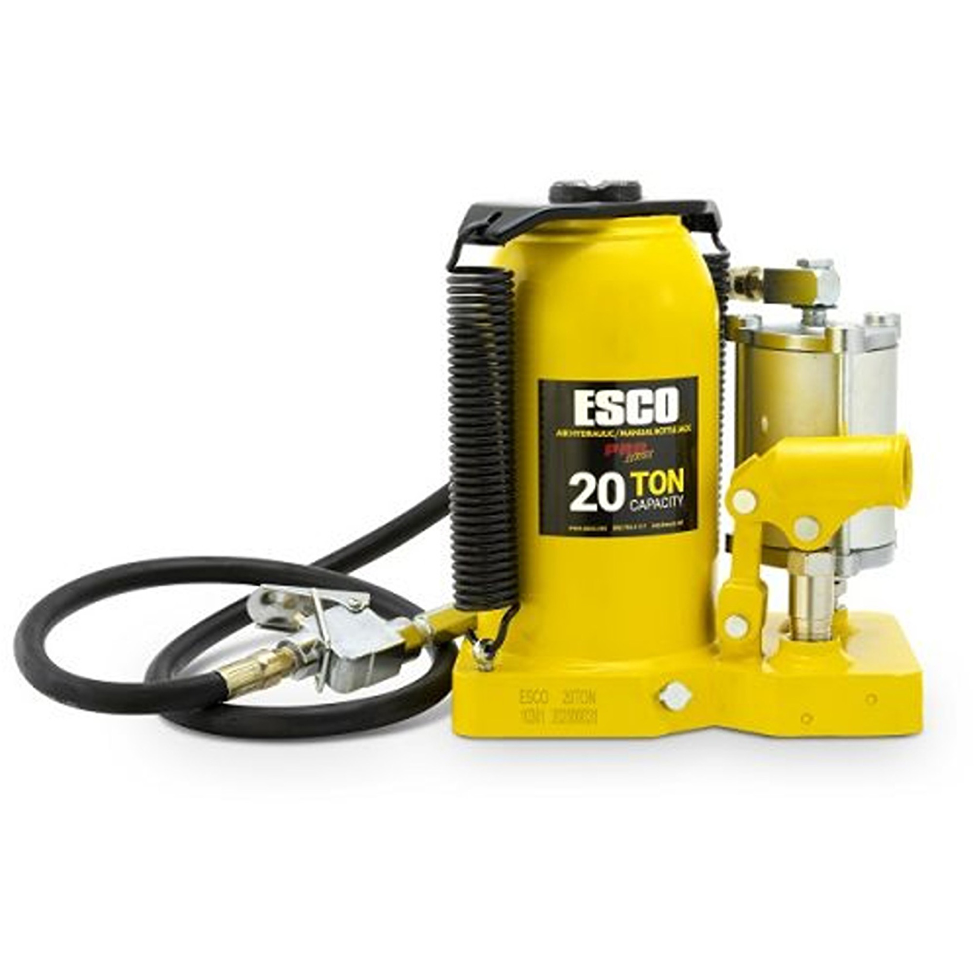 Cric-bouteille de série Pro, 20 tonne(s), Air comprimé/hydraulique, 20" Hauteur élevée