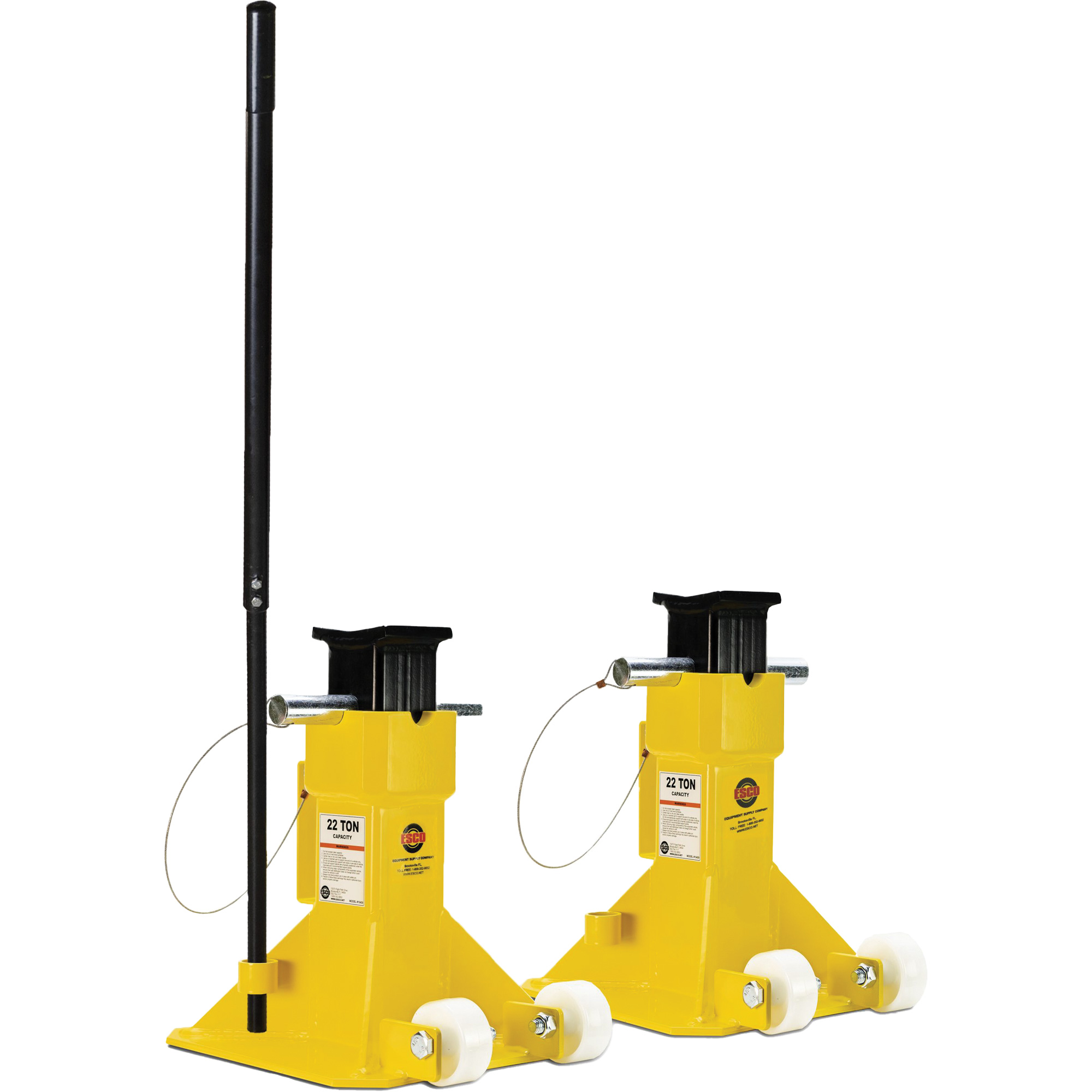 Cric EZ-Wheel, Tige verrouillable, Capacité de 22 tonnes, 13-1/2" - 20" h