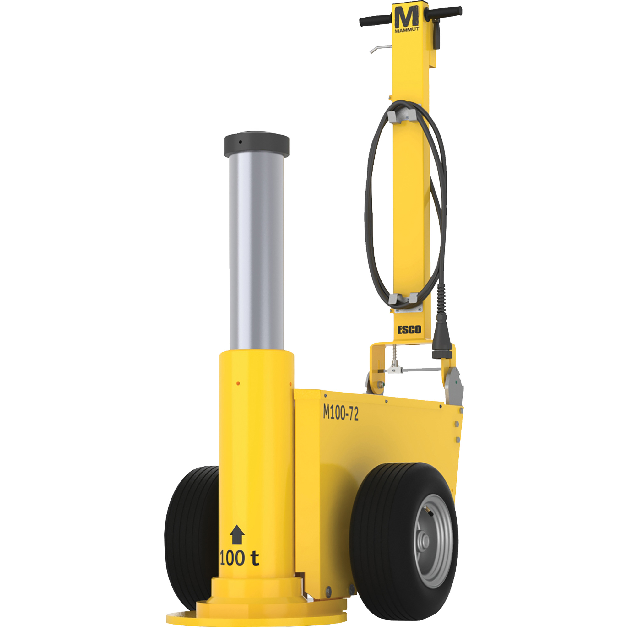 Cric Mammut, 110 tonnes, Air comprimé/hydraulique