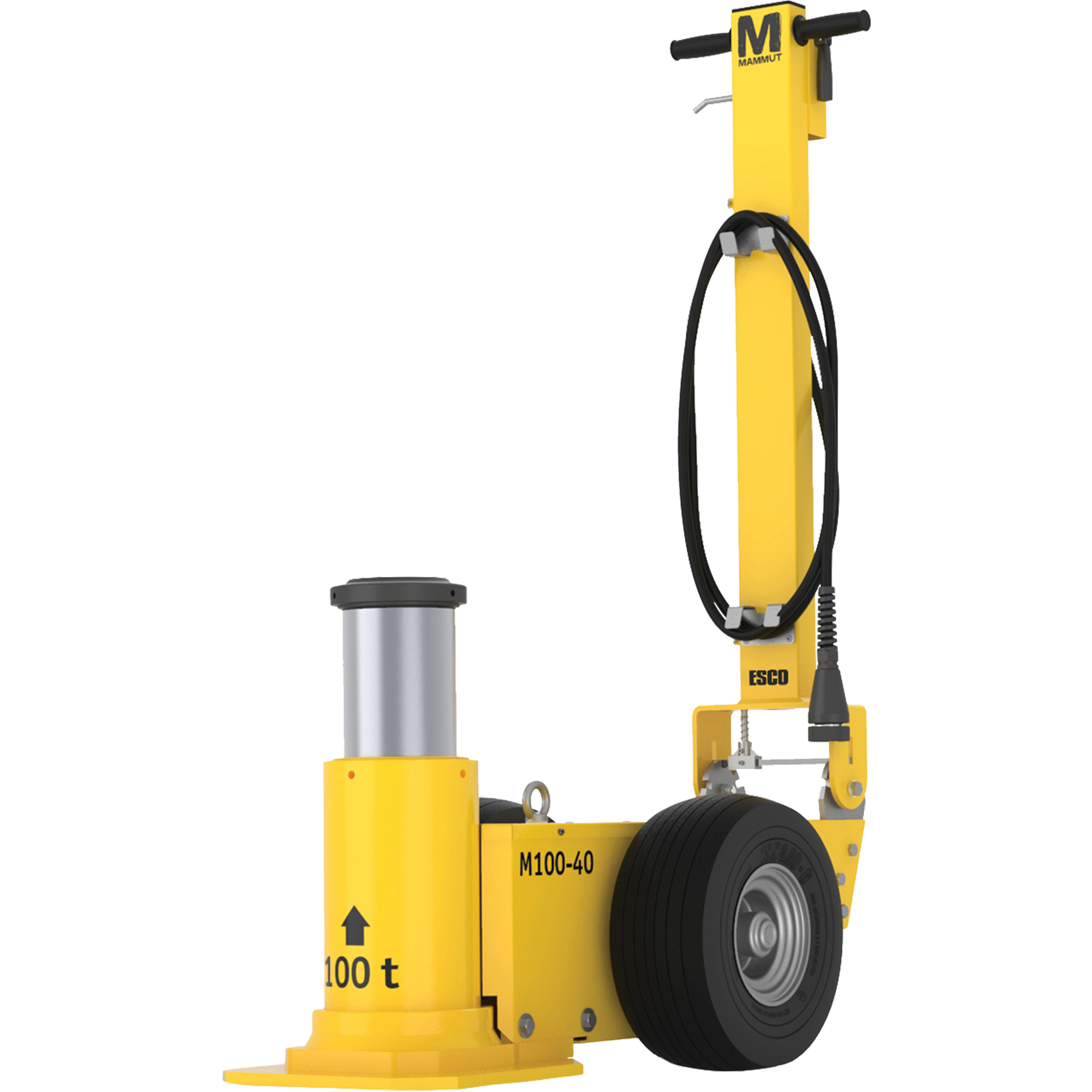 Cric Mammut, 110 tonnes, Air comprimé/hydraulique