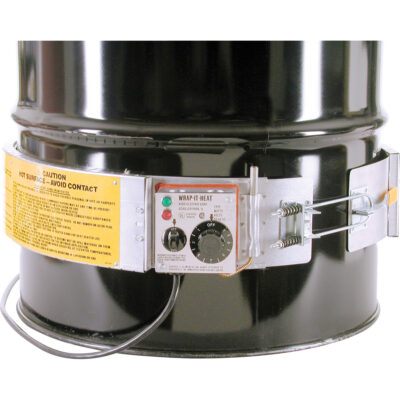 Chauffe-barils à thermostat, Barils en acier, 16 gal. US (13,32 gal. imp.), 200°F - 400°F, 120 V