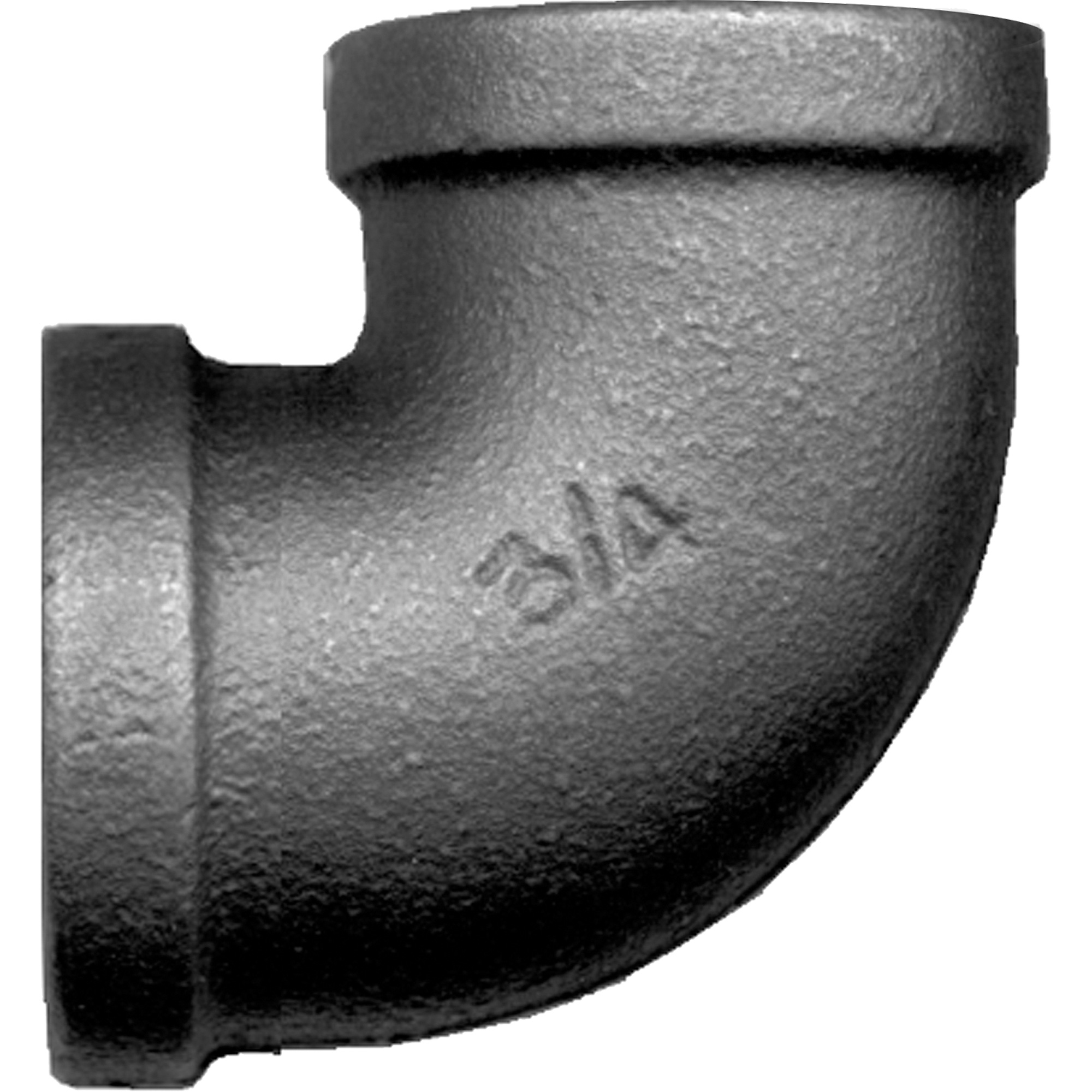 Coude femelle 90° pour tuyau, FPT, Acier, 1-1/2"