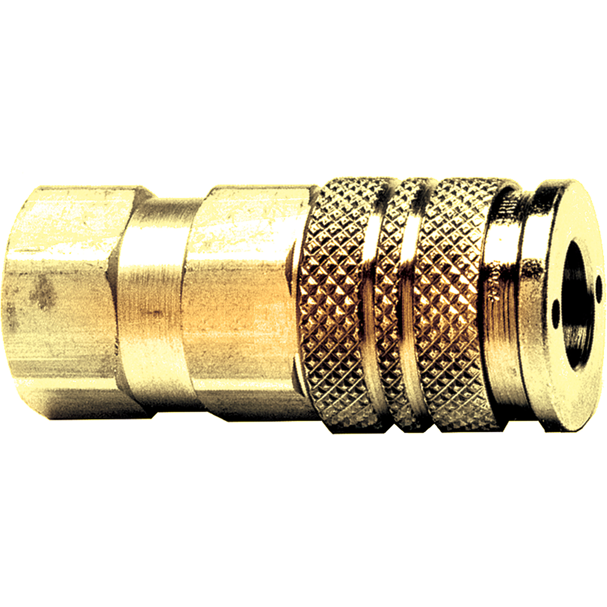 Déconnexion rapide automatique à une main, Laiton, 1/4" x 3/8"