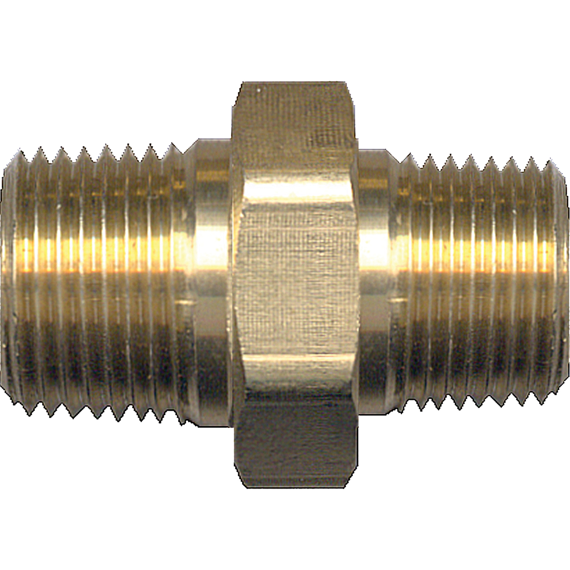 Mamelon hexagonal, Laiton, 3/4" x 1/2", NPT x NPT