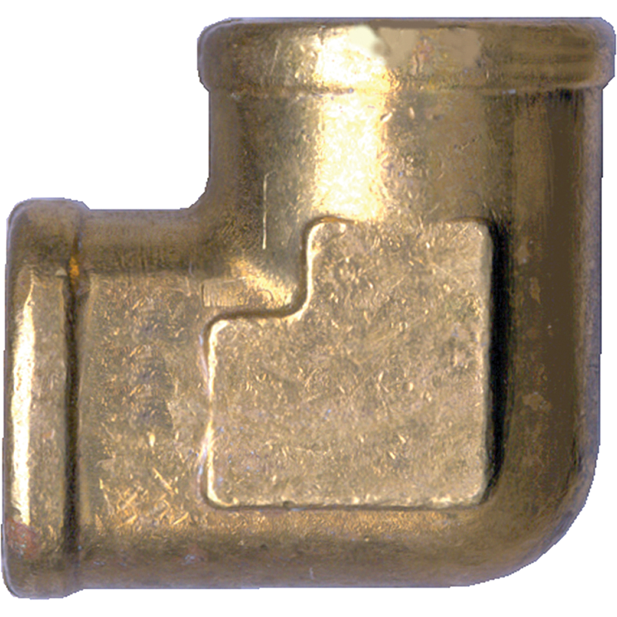 Raccord de tuyau forgé en coude 90°, FPT, Laiton, 1/2"