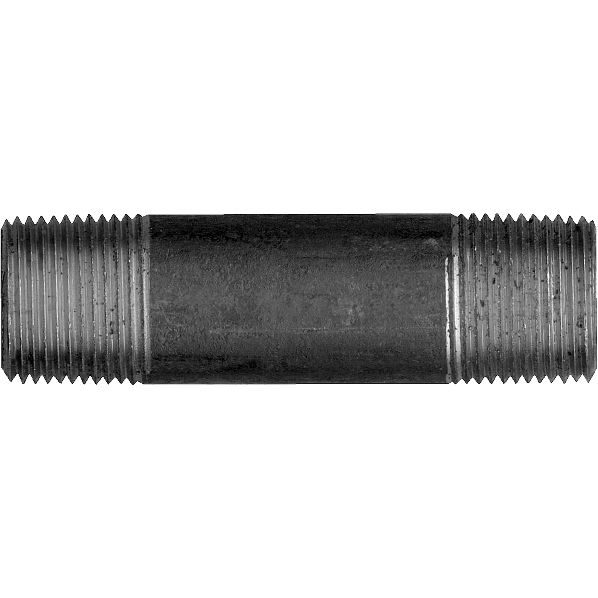 Raccord long, Acier, 3/8", NPT x NPT