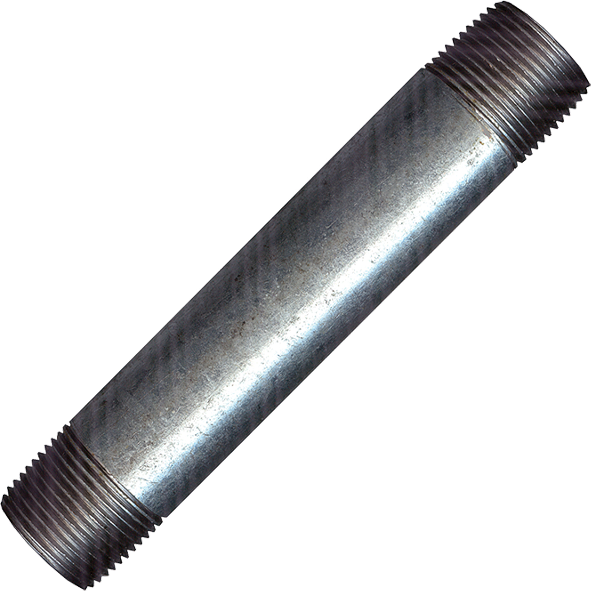 Raccord long, Galvanisé, 1/2", NPT x NPT