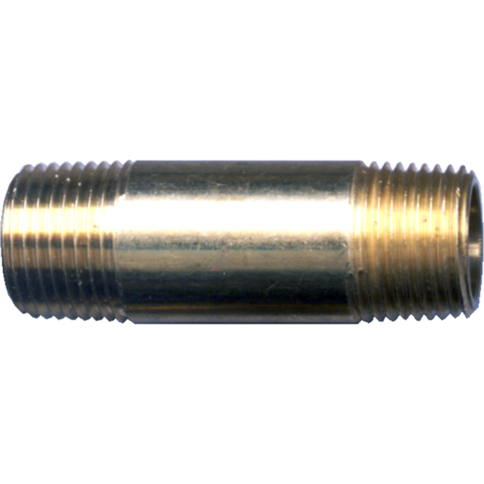 Raccord long, Laiton, 1/4", NPT x NPT