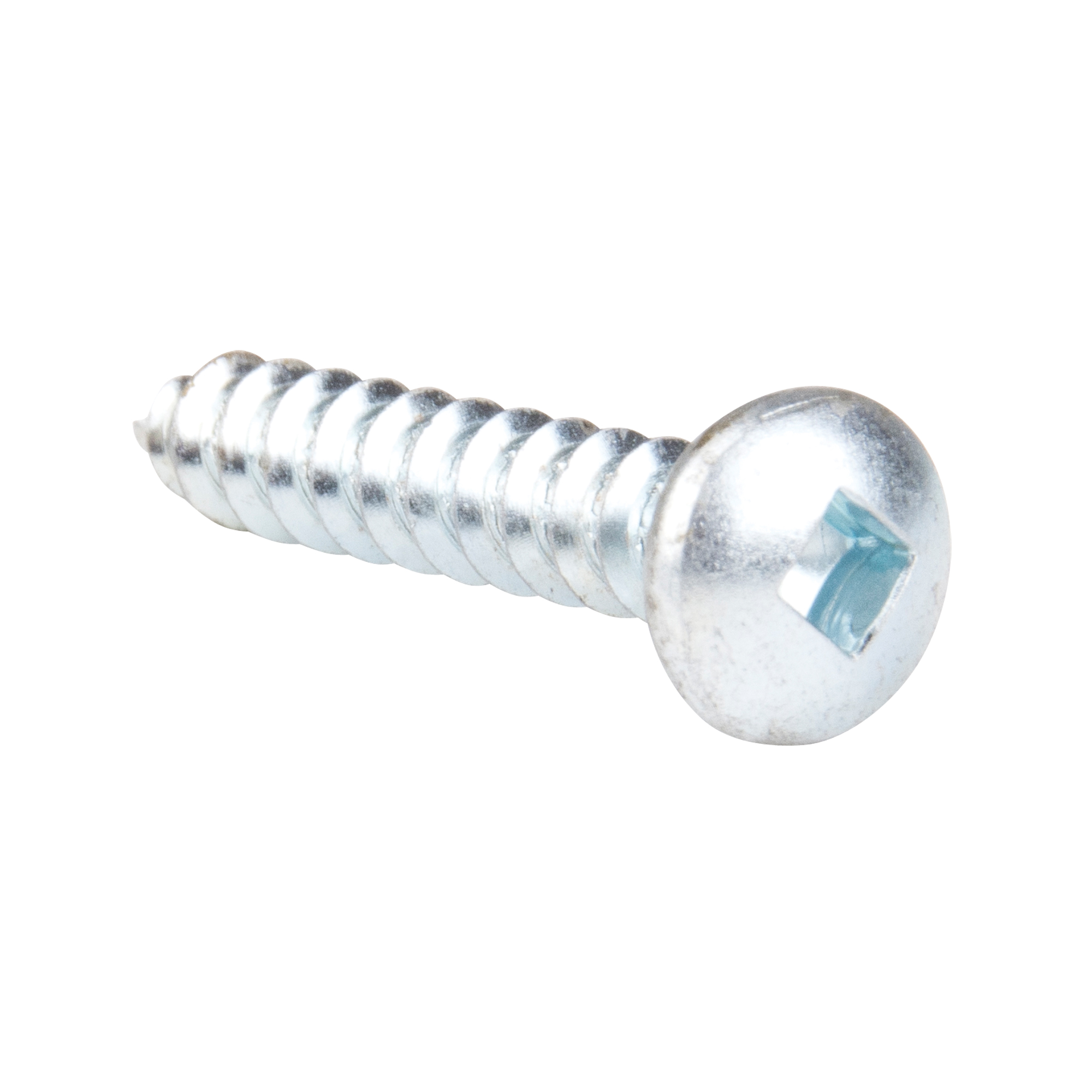 Vis taraudeuse à tête cylindrique, #12 x 1-1/4" lo, Zingué