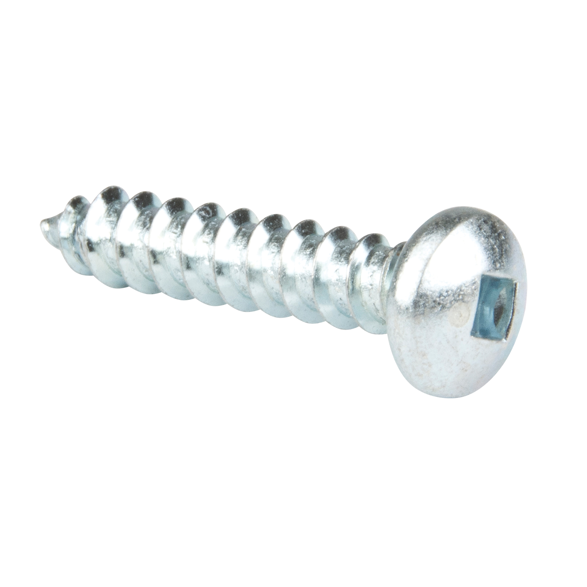 Vis taraudeuse à tête cylindrique, #14 x 1-1/4" lo, Zingué