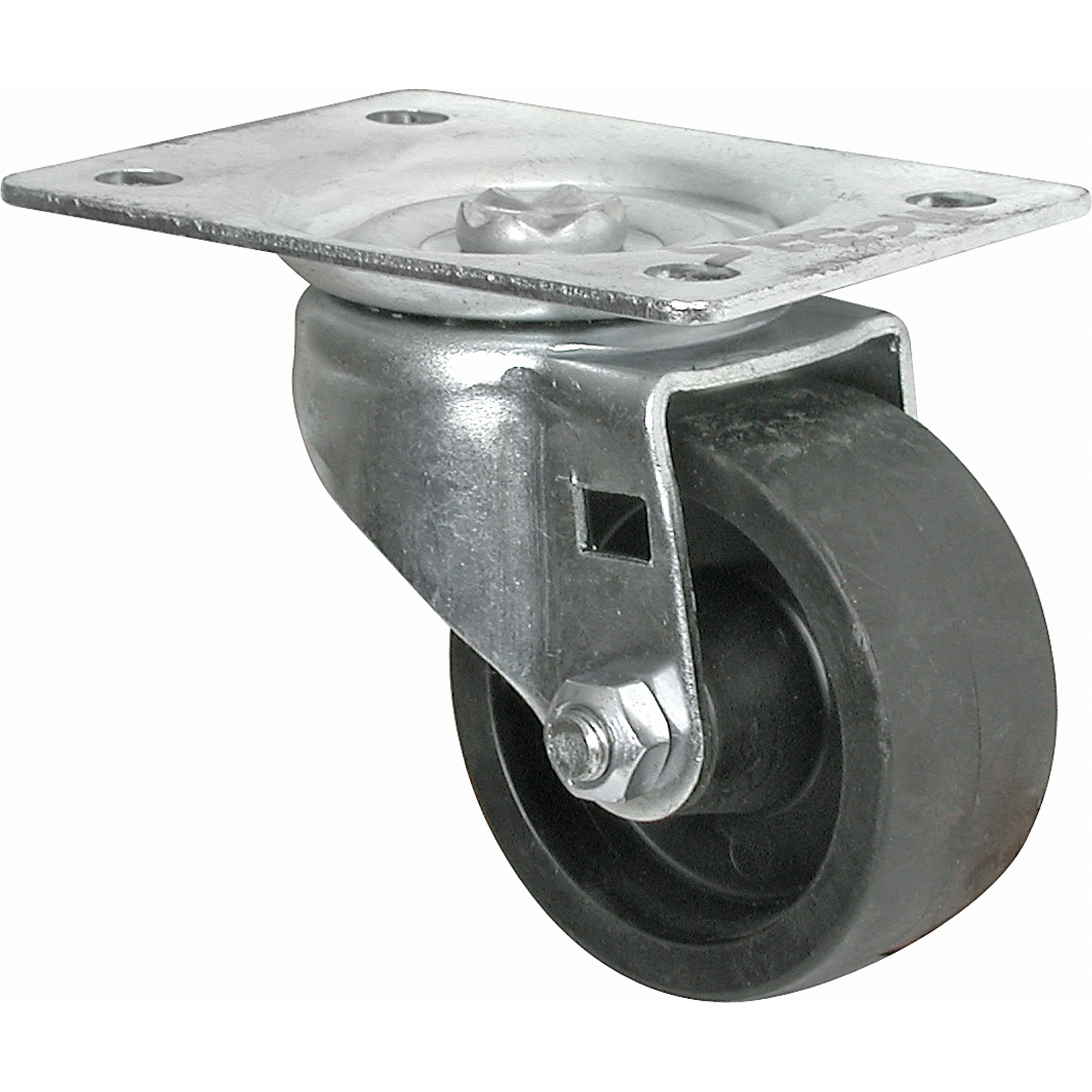 Roulette à usage léger, Pivotant, 2-1/2" (63,5 mm), Polyoléfine, 200 lb (91 kg)
