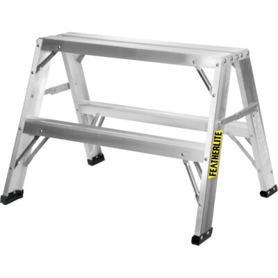 Chevalet de sciage industriel, 2' ha x 31,9375" la x 23,50" pr, Capacité de 300 lb, Aluminium