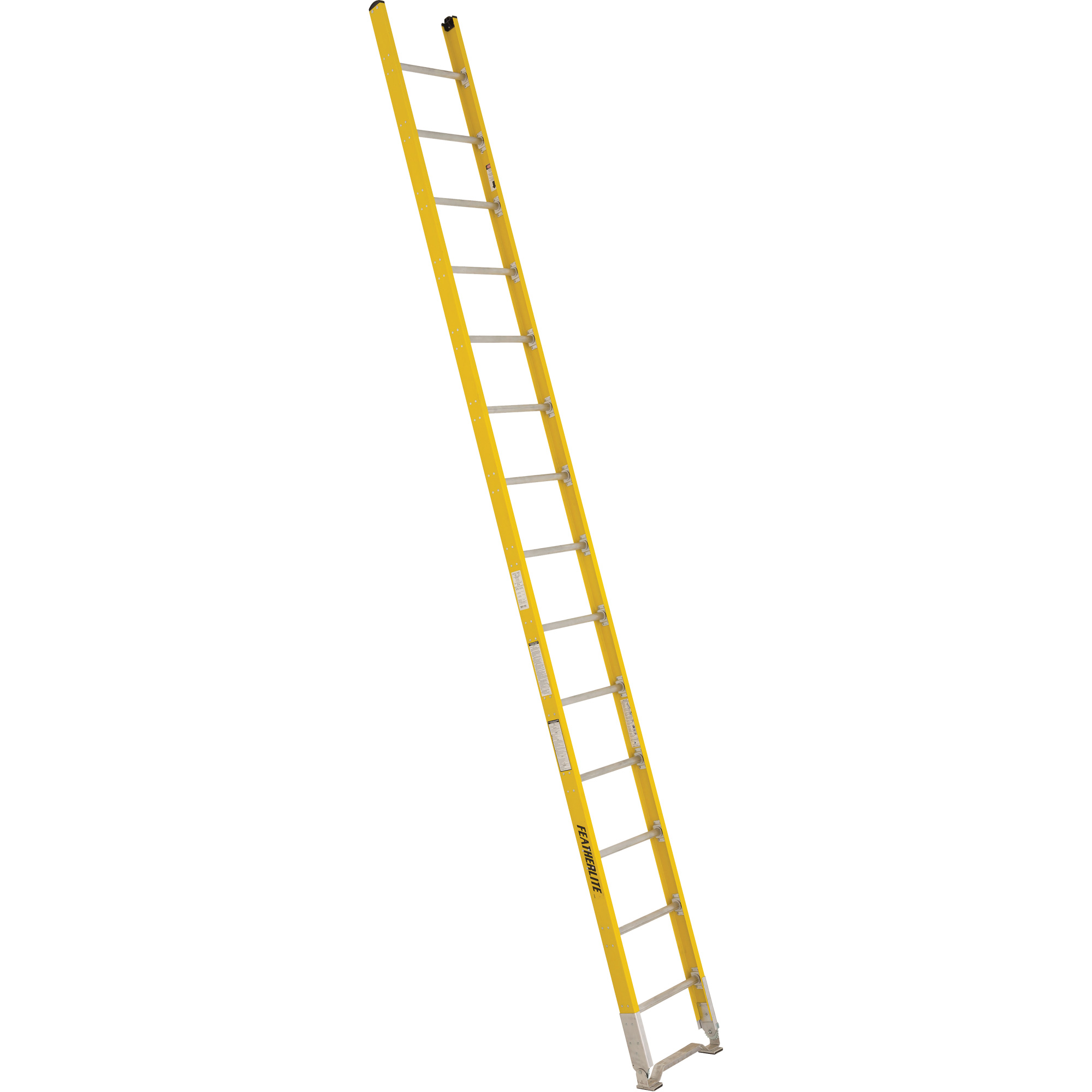 Échelle simple à une section - Série 6100, 14', Fibre de verre, 375 lb, CSA calibre 1AA