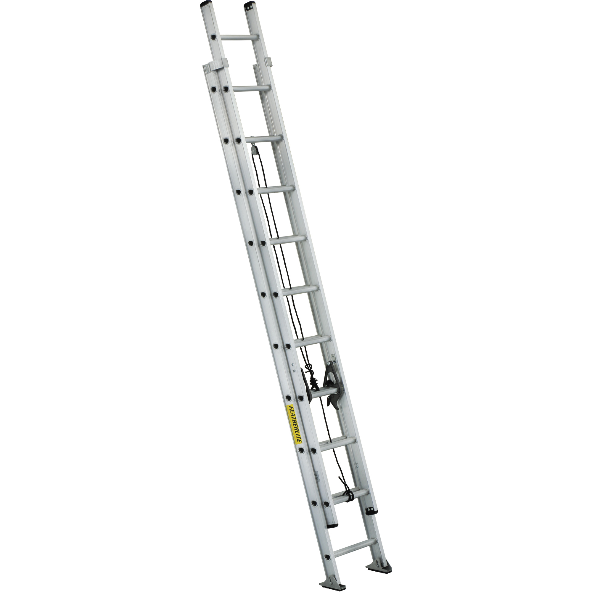 Échelles à coulisse industrielles & robustes (série 3200D), Cap 300 lb, 17' h, Calibre 1A