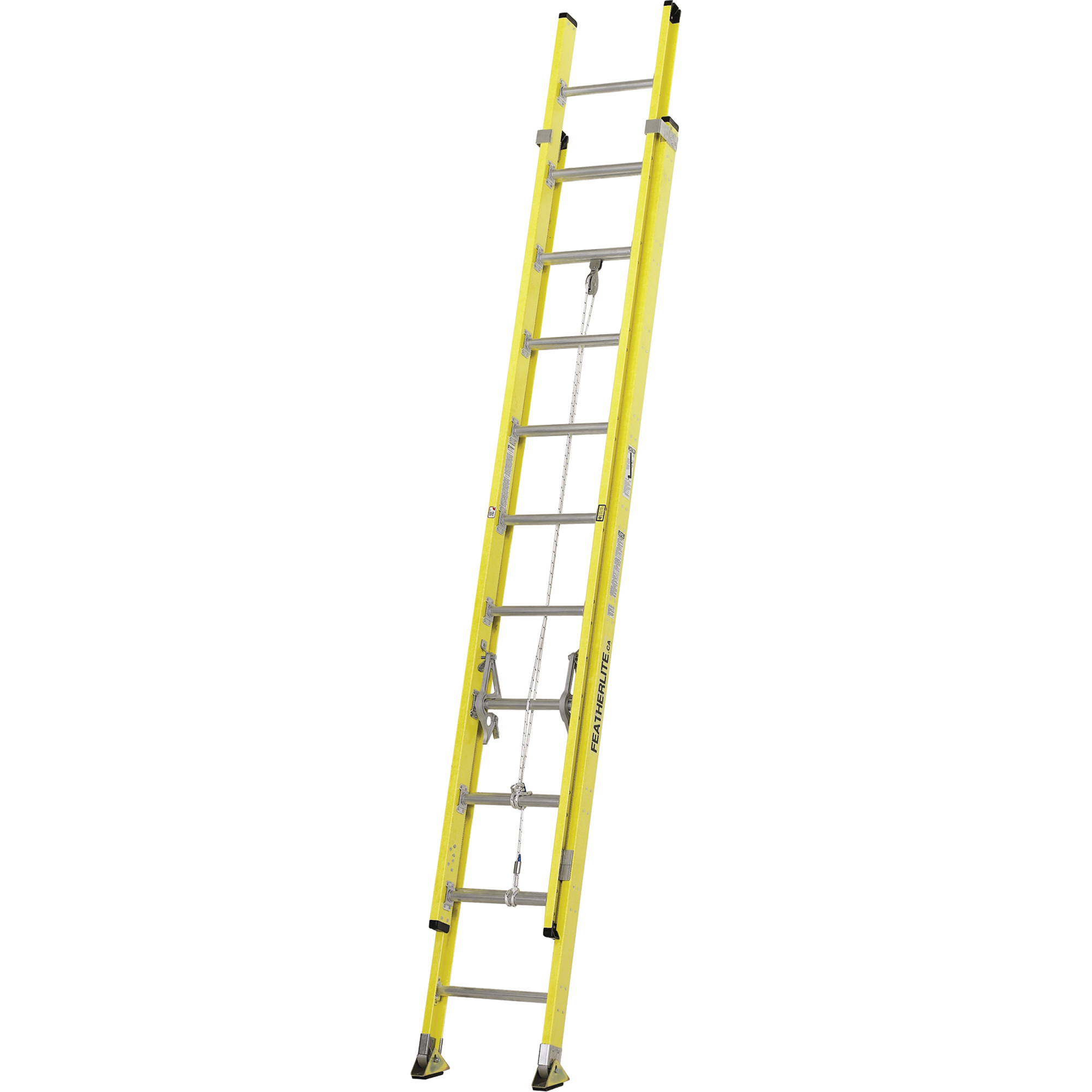 Échelles très robustes à coulisse pour usage industriel (série 9200), Cap 375 lb, 29' h, Calibre 1AA