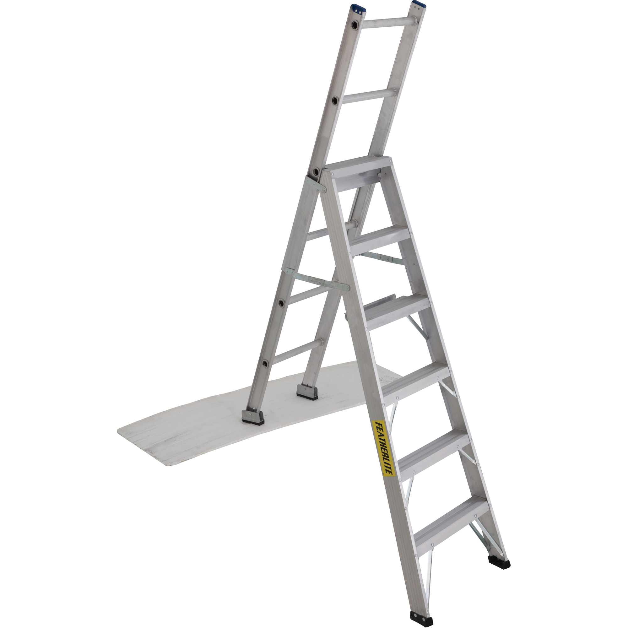 Escabeaux industriels Multi-Way de série 2700, 6', Aluminium, Capacité de 250 lb, ANSI 1, CSA 1