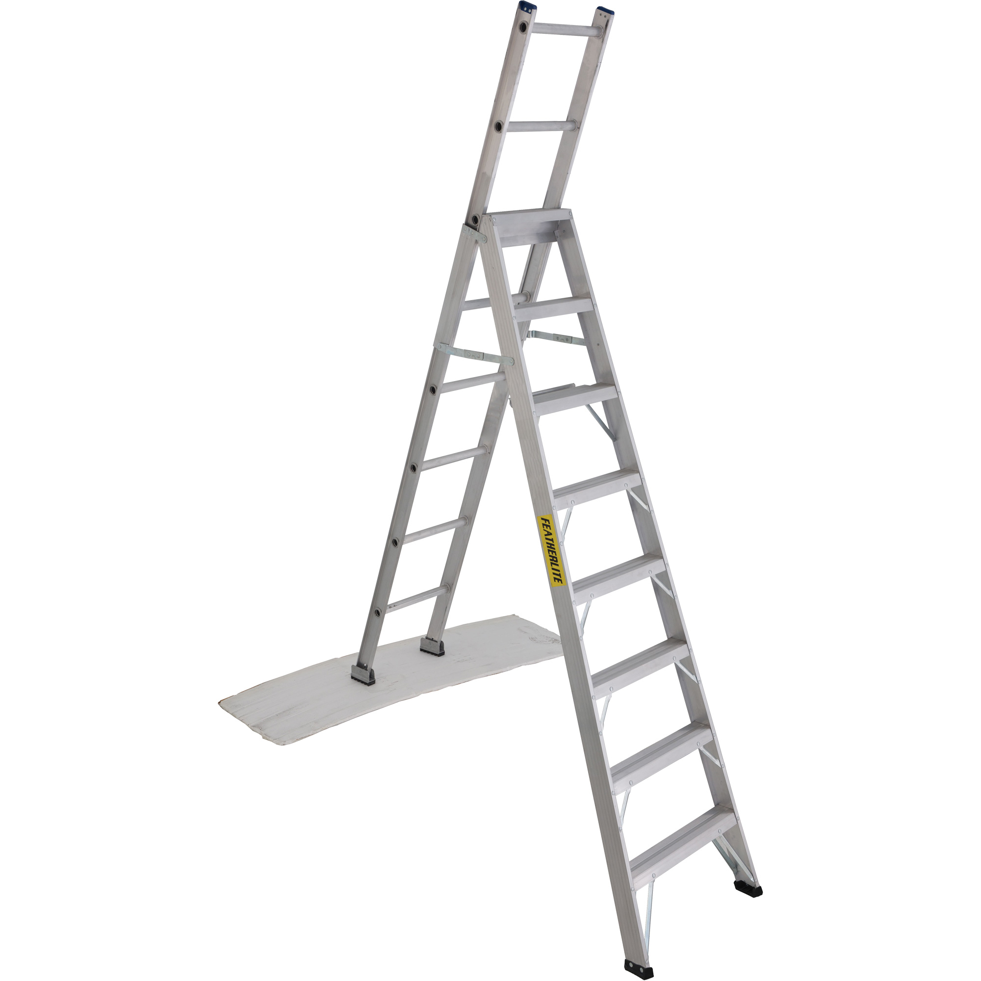 Escabeaux industriels Multi-Way de série 2700, 8', Aluminium, Capacité de 250 lb, ANSI 1, CSA 1