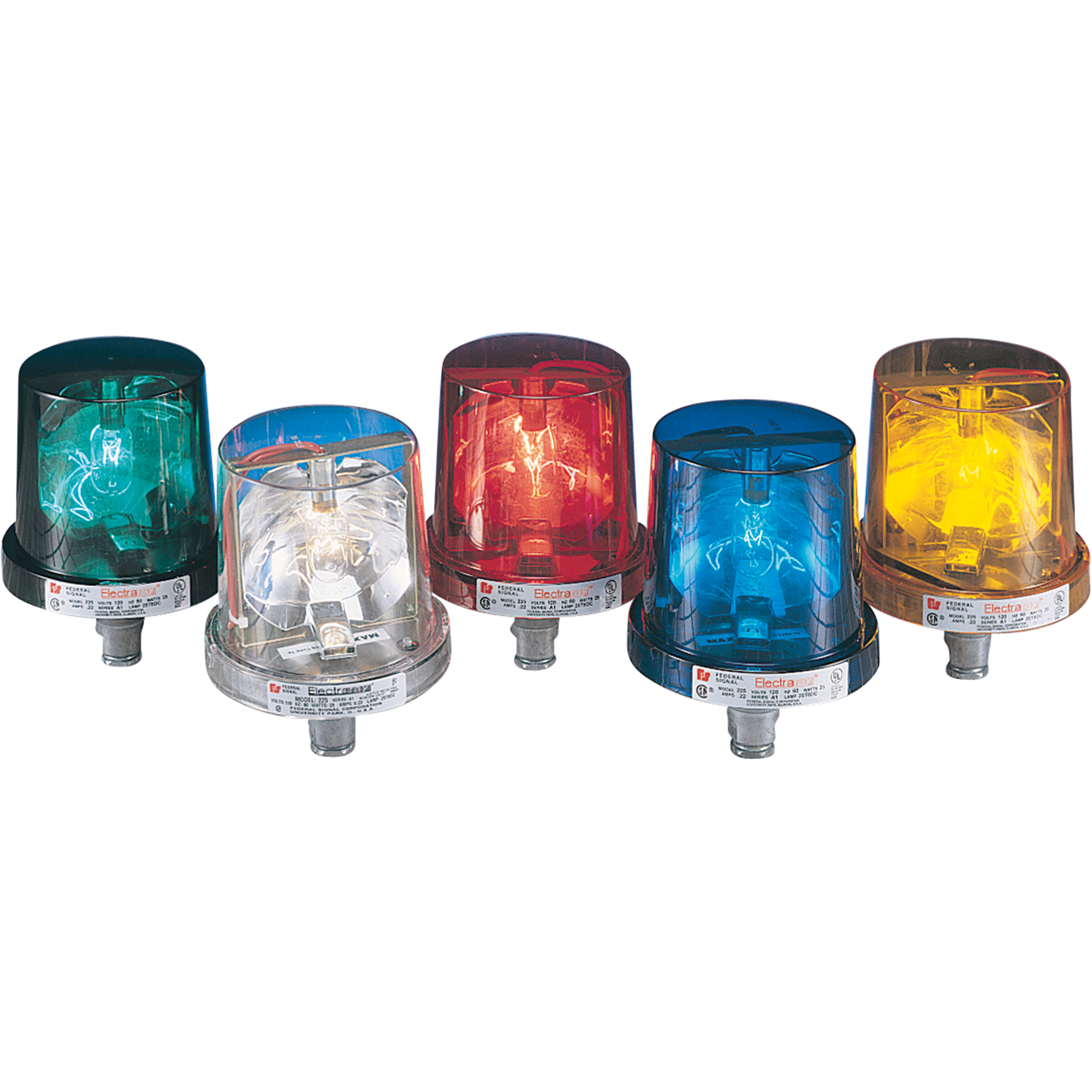 Lumières d'avertissement ElectrarayMD, Rotatif, Ambrée