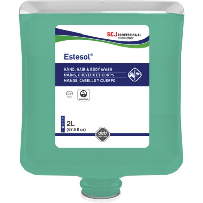 Nettoyant pour les mains, les cheveux et le corps EstesolMD, 2 L, Forêt tropicale, Cartouche en plastique