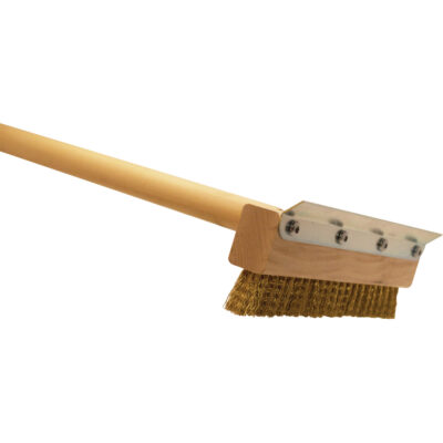 Brosse à four commerciale et four à pizza, Laiton, Longueur 40"