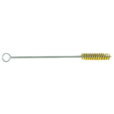 Brosse pour tubes torsadée, 1" dia. x 3" l, 10" longueur hors tout