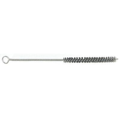 Brosse pour tubes torsadée, 1/2" dia. x 4-1/2" l, 12" longueur hors tout