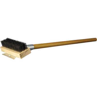 Brosse ultime pour gril et four, Acier au carbone, Longueur 30"