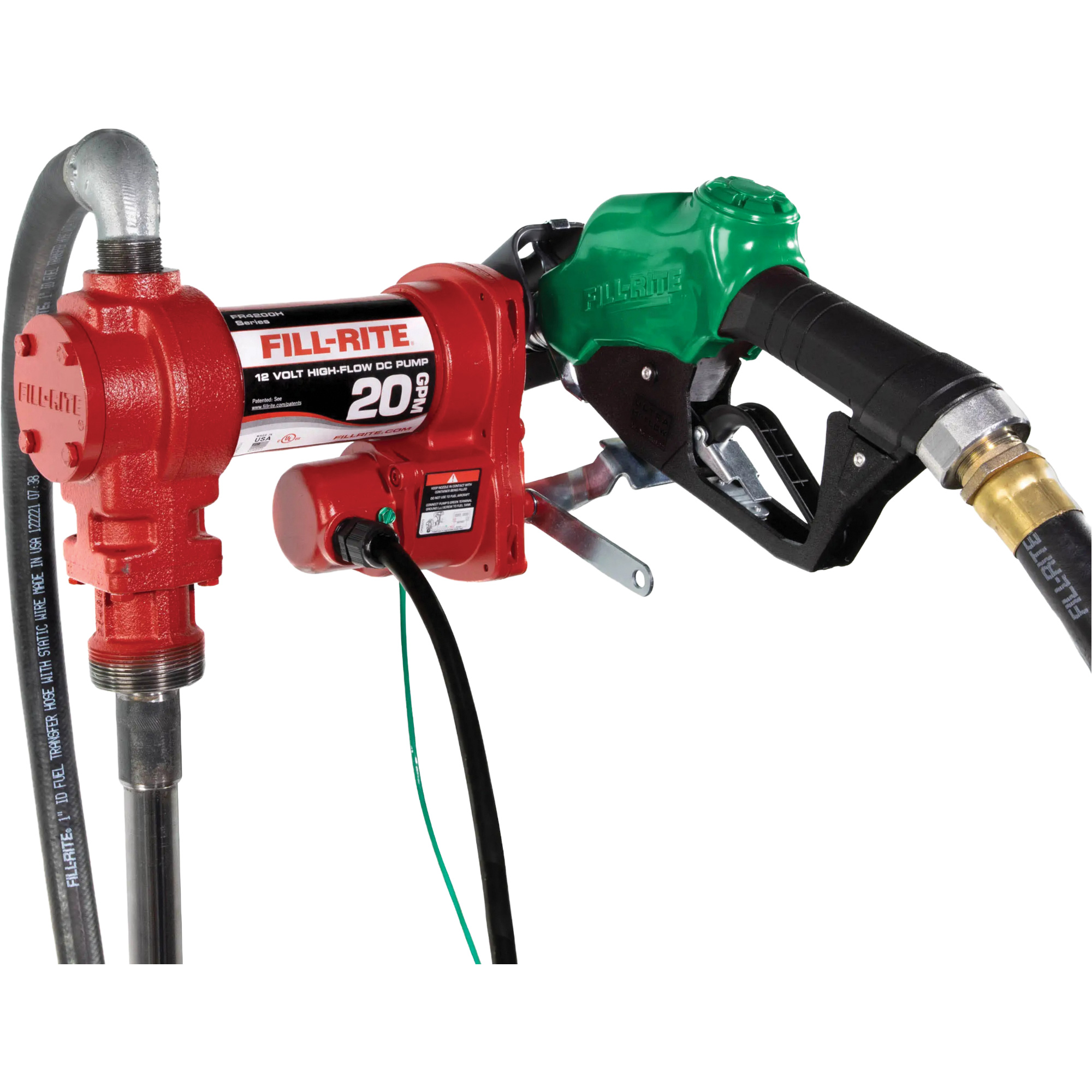 Pompe de transfert de carburant 12 V avec pistolet