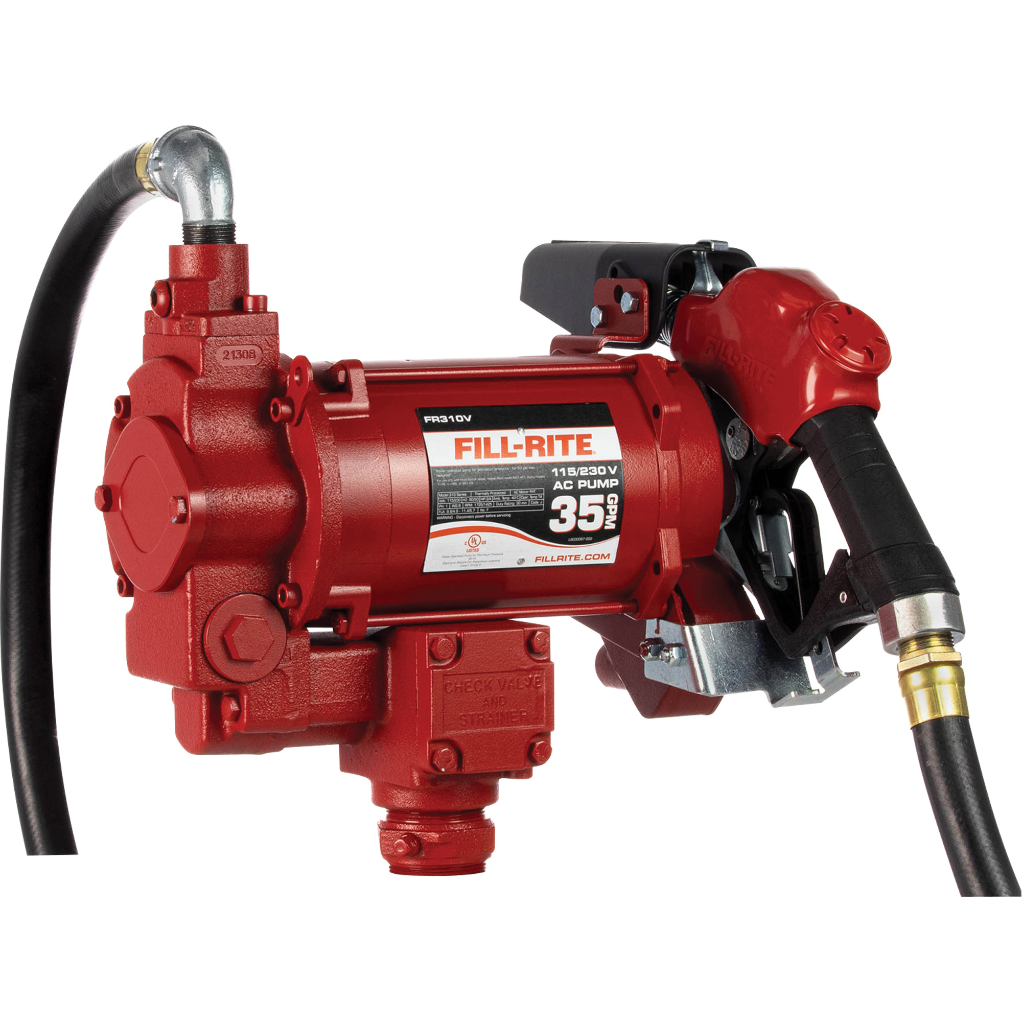 Pompes c. a. utilitaires à soupape rotative avec embout, 115/230 V, 35 gal./min