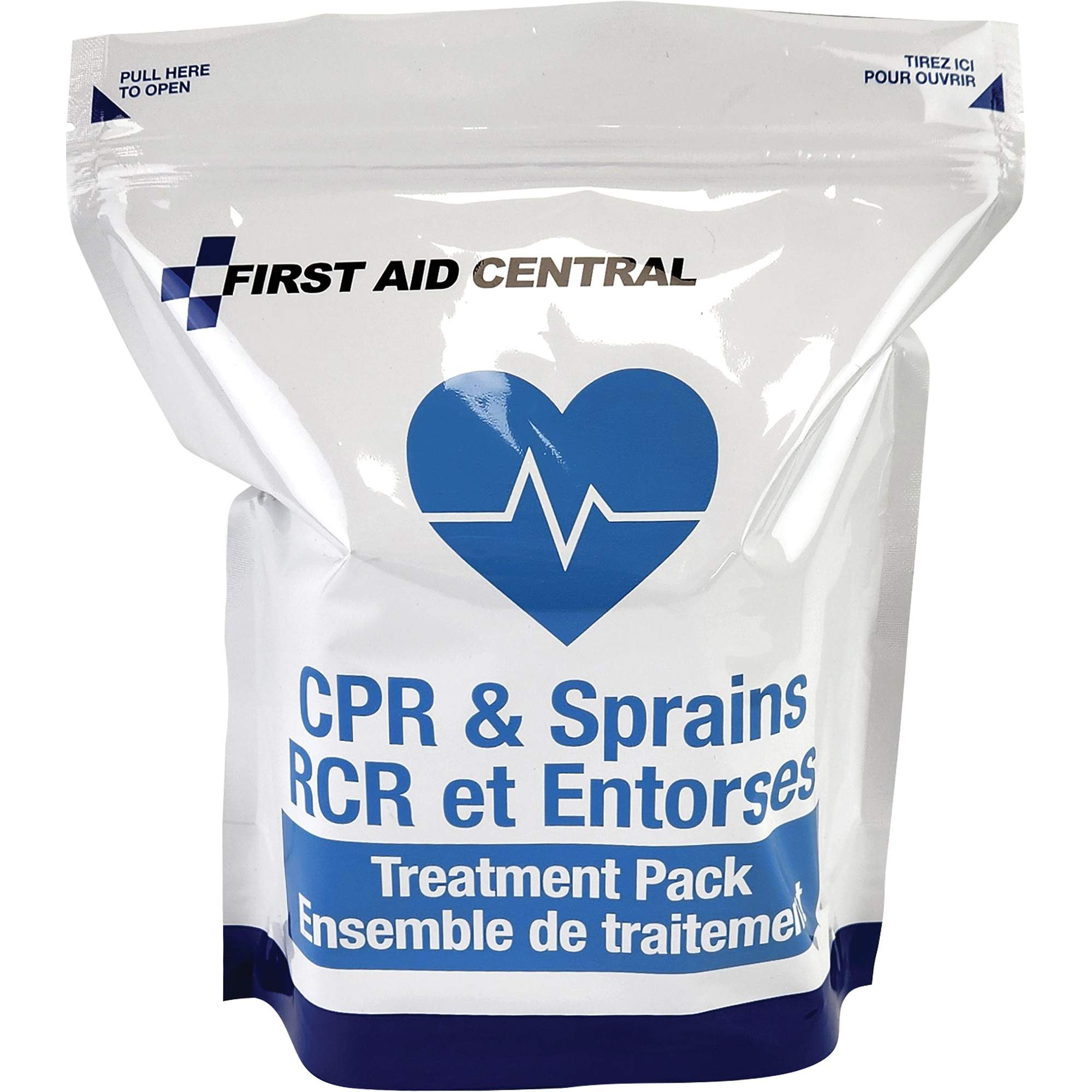 9 articles pour la RCR et le soin des entorses pour la trousse d'intervention d'urgence de premiers soins