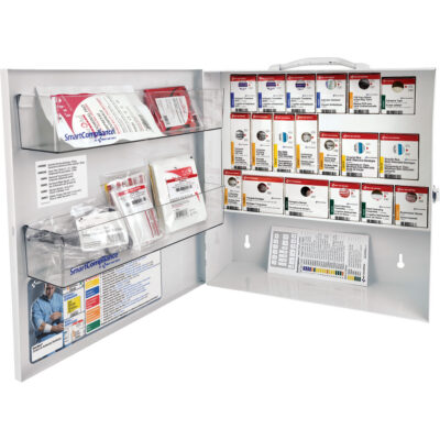 Armoire pour premiers soins SmartComplianceMD, Répond à la norme CSA Z1220-17 type 2 environnements à faible risque, Petit (2-25 travailleurs)