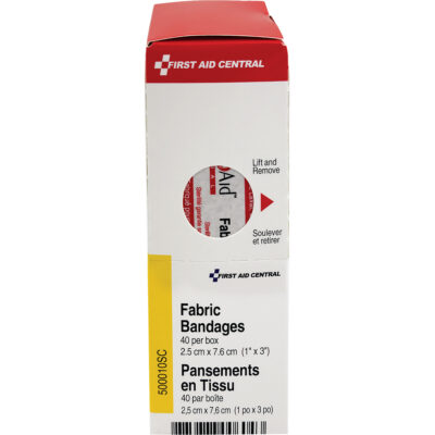 Recharge de bandages adhésifs SmartComplianceMD, Rectangulaire/carrée, 3", Tissu, Non stérile