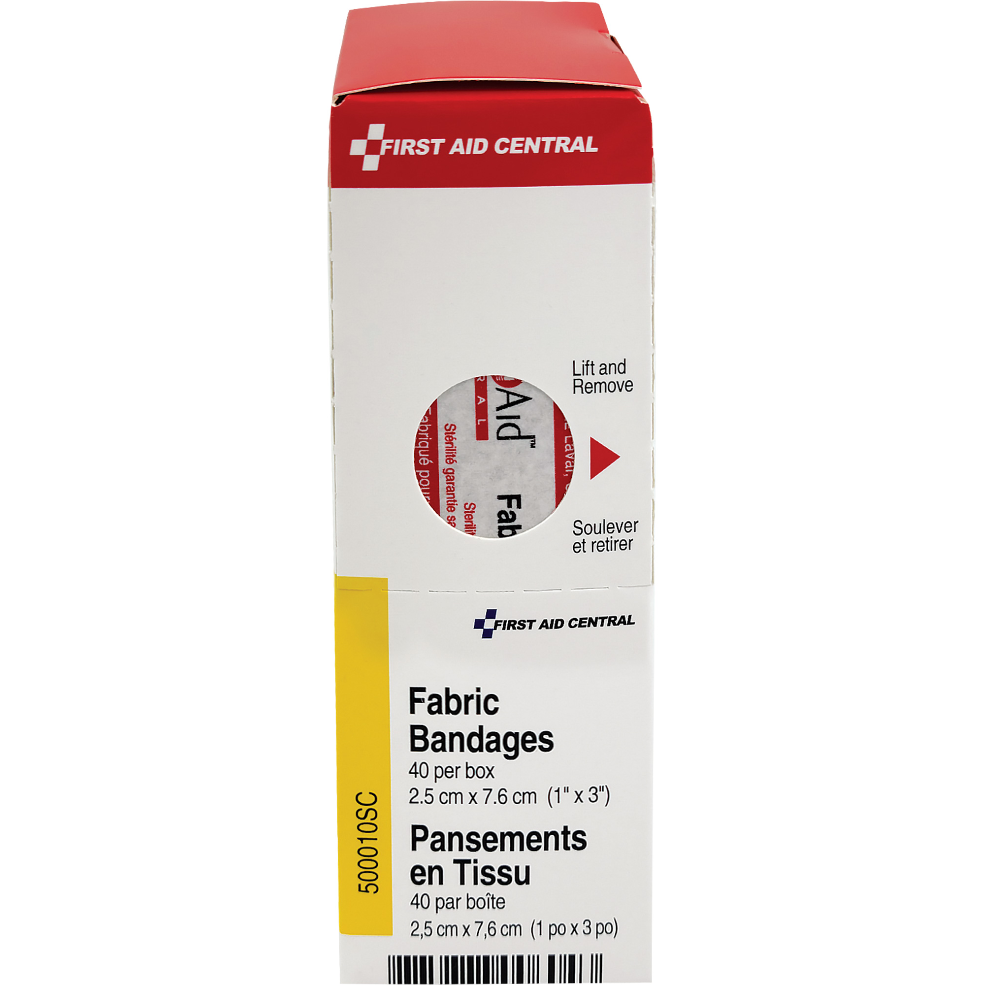 Recharge de bandages adhésifs SmartComplianceMD, Rectangulaire/carrée, 3", Tissu, Non stérile