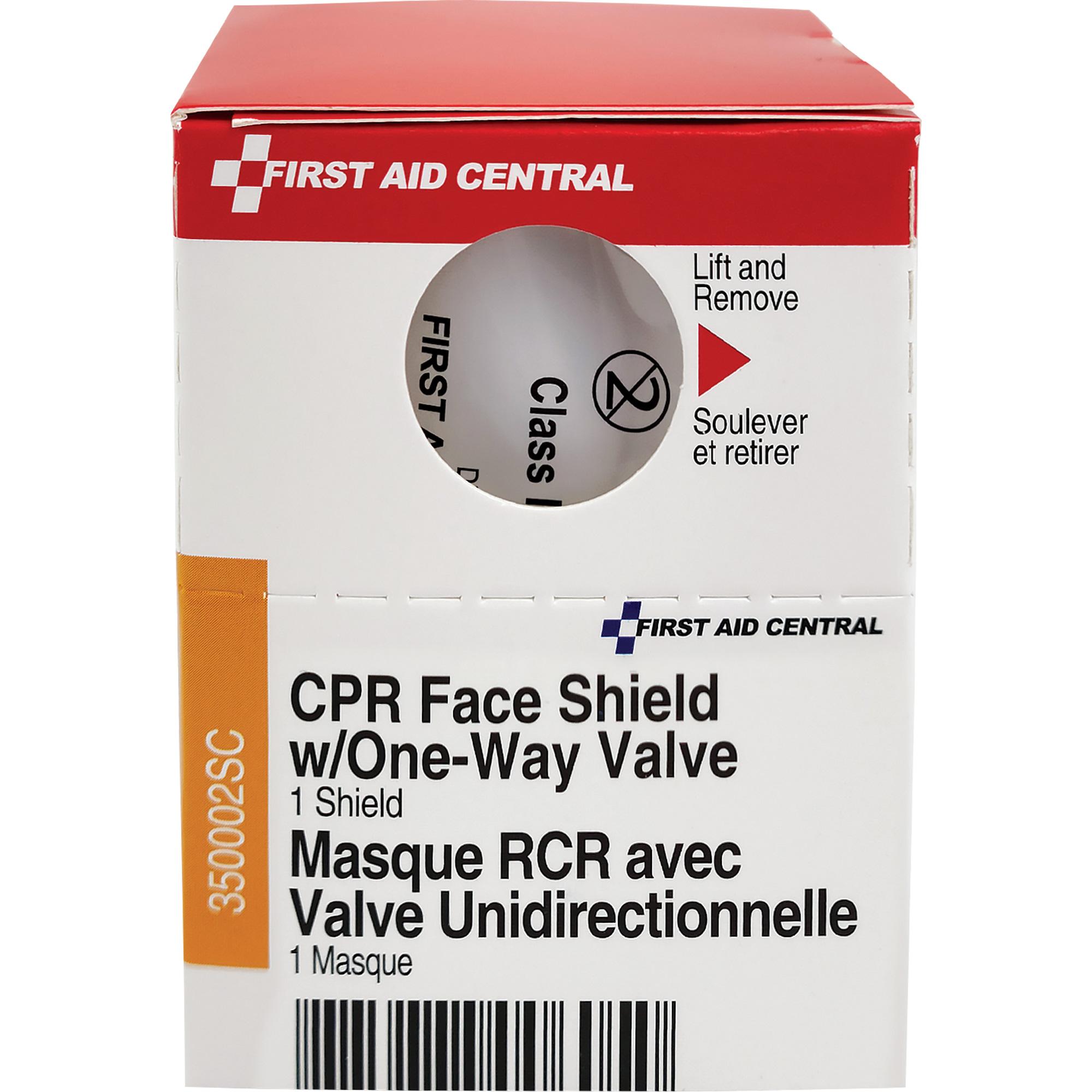 Recharge de visière RCR avec soupape unidirectionnelle SmartComplianceMD, Masque à usage unique, Classe 2