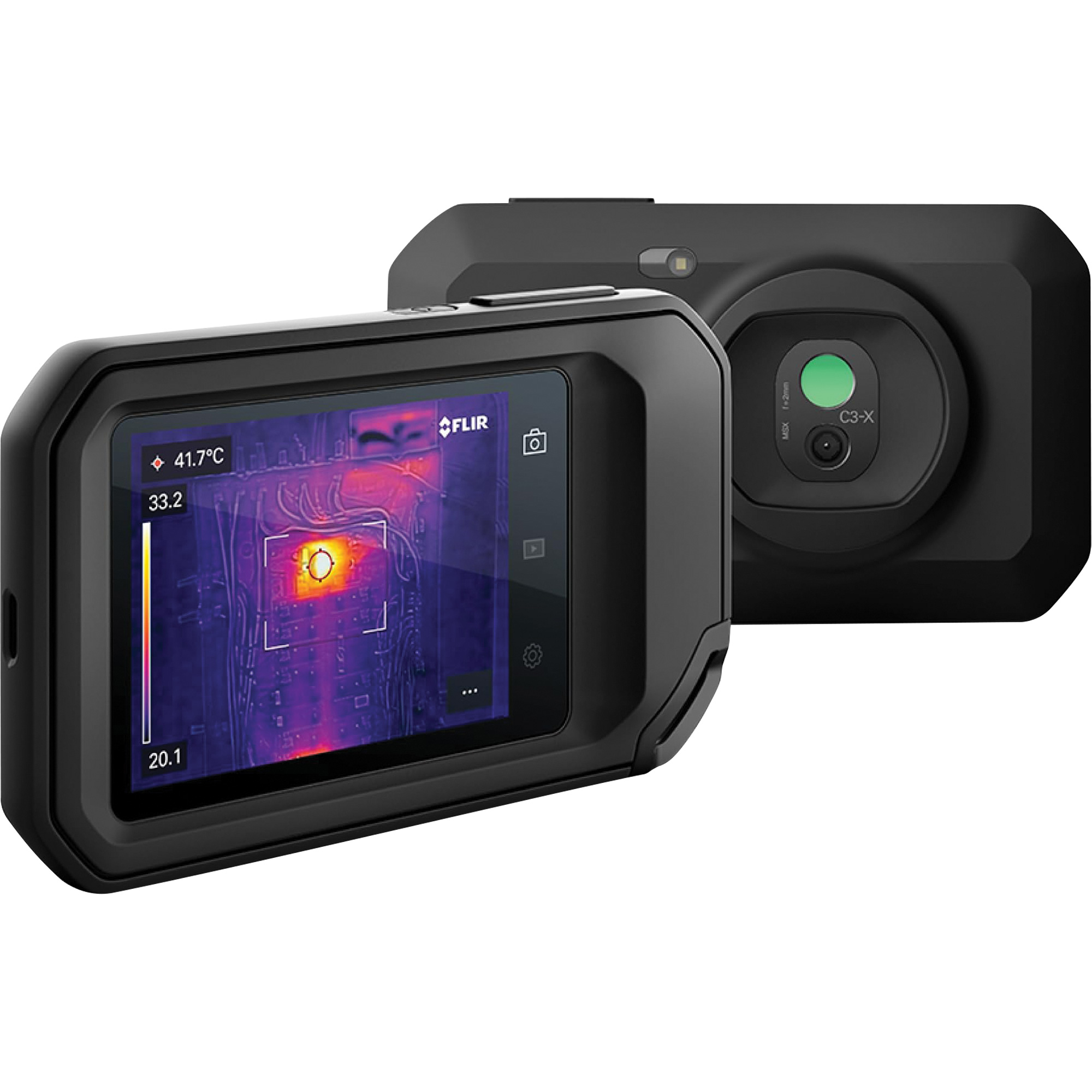 Caméra à imagerie thermique compacte C3-X avec Wi-Fi, 128 x 96 pixels, -10° - 50°C (14° - 122°F), 70 mK