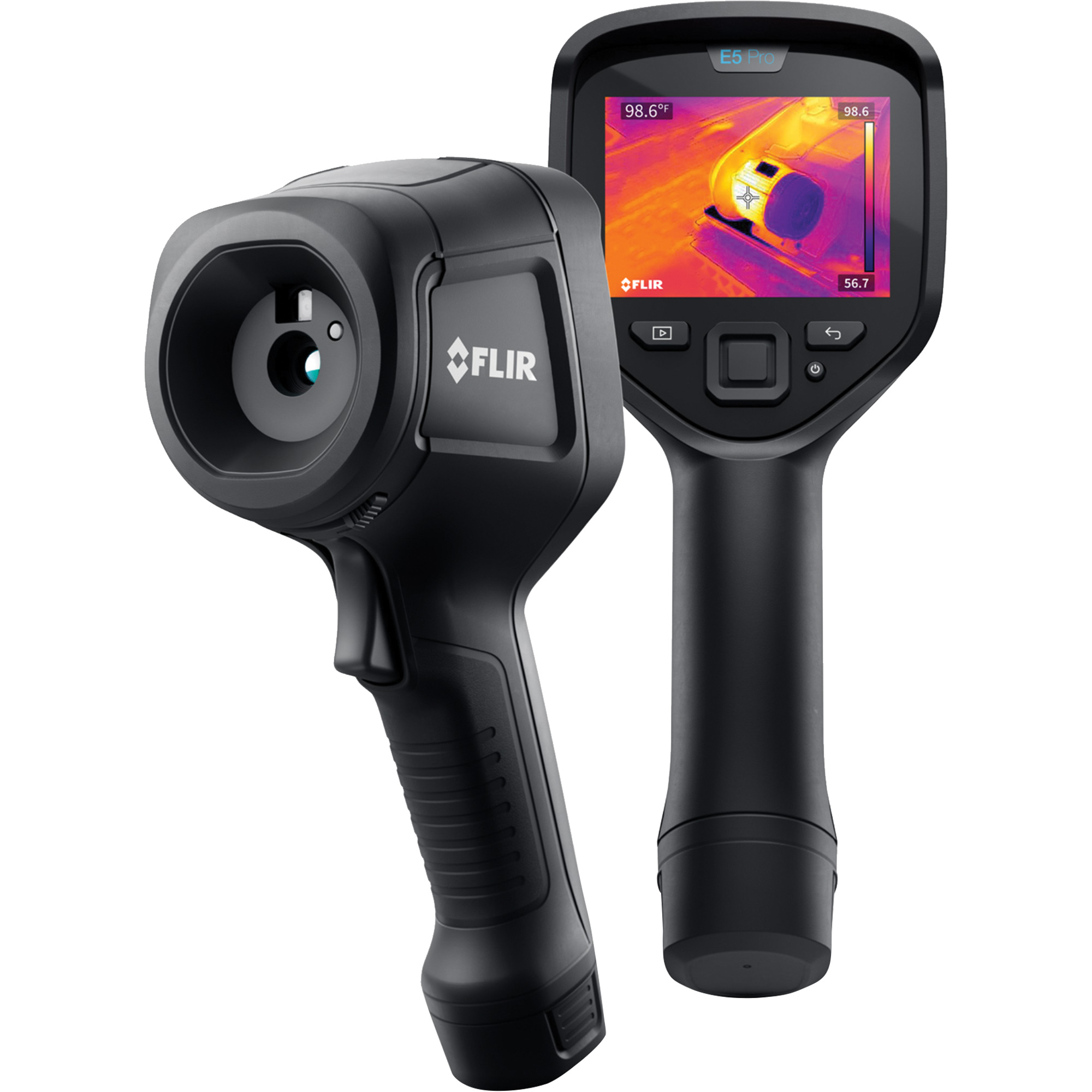 Caméra à imagerie thermique E5 Pro avec Ignite Cloud, 160 x 120 pixels, -15° - 50°C (5° - 122°F), 60 mK