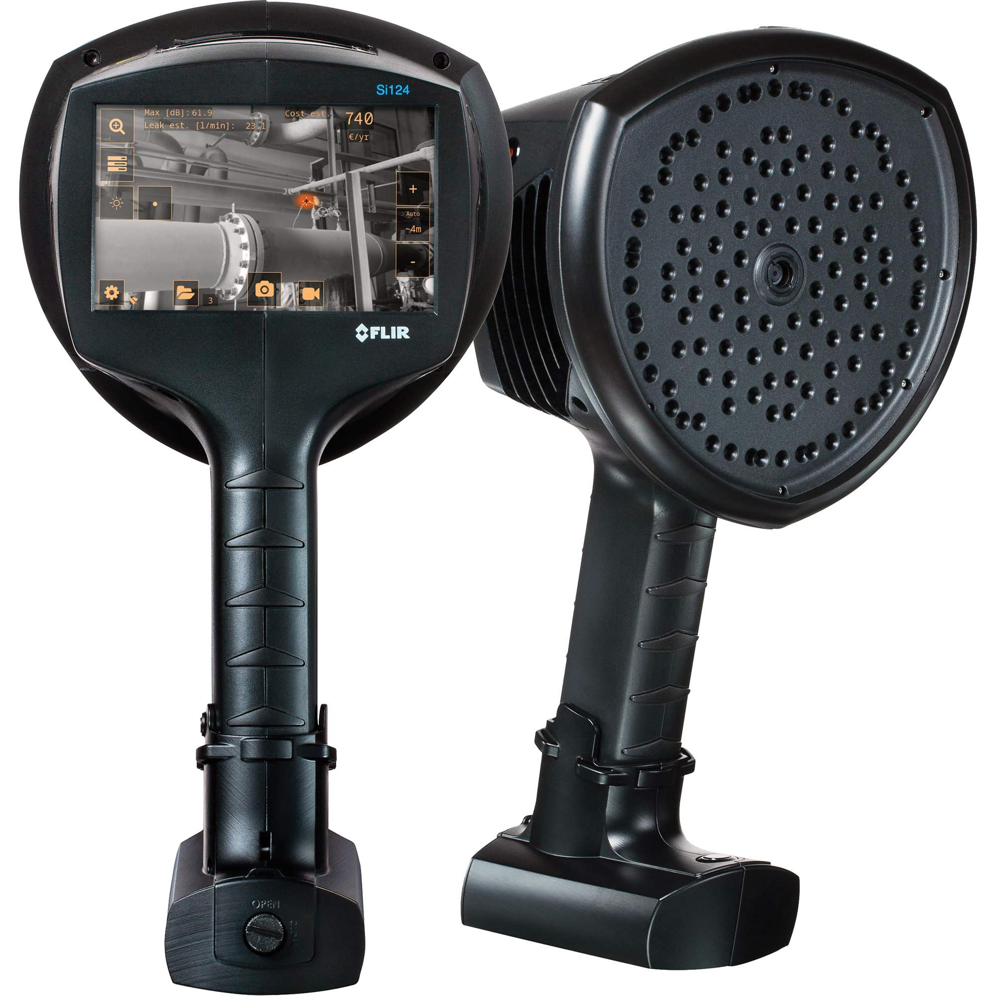 Caméra d'imagerie acoustique industrielle Si124-LD Plus pour la détection de fuites d'air comprimé, 14°- 122° F ( -10° - 50° C )