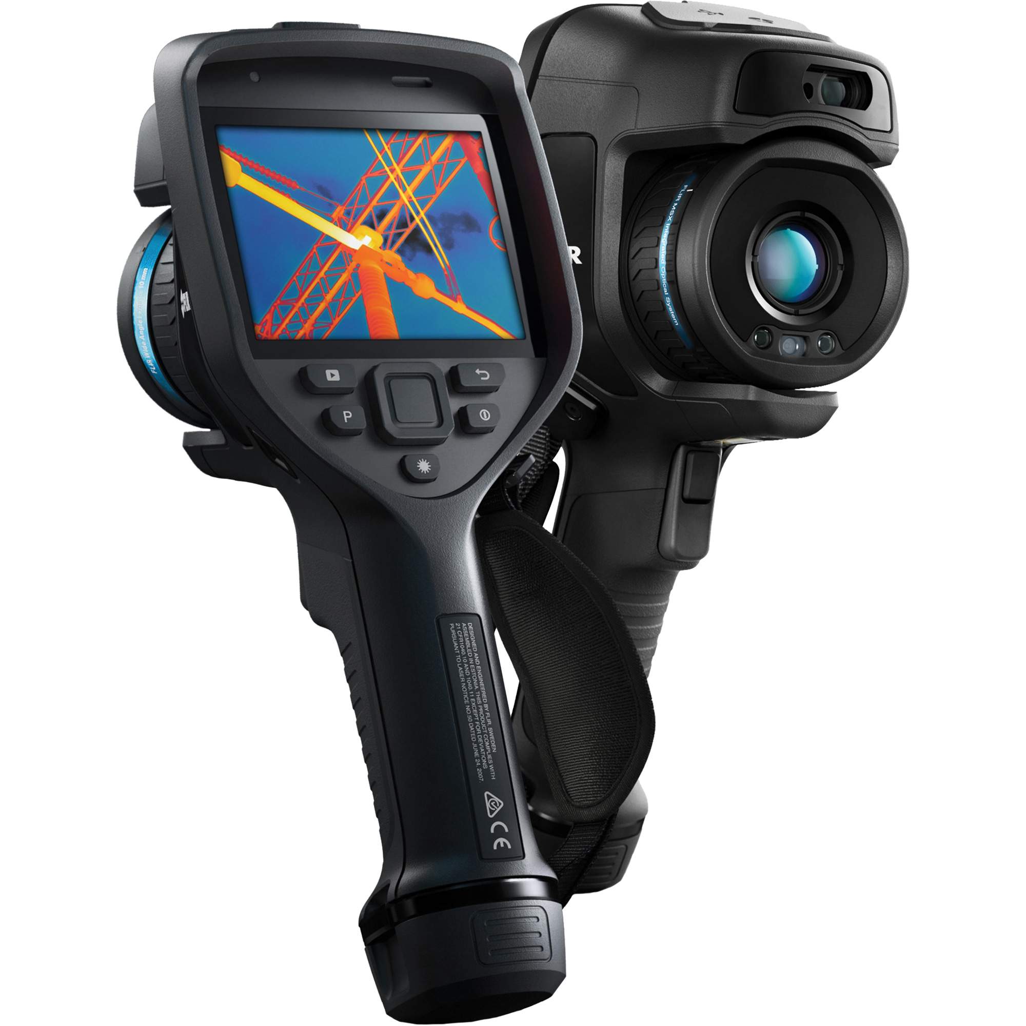 Caméra d'imagerie thermique améliorée E96 avec objectif de 14° & 24°, 640 x 480 pixels, -20° - 1500°C (-4° - 2732°F), 40 mk/50 mK